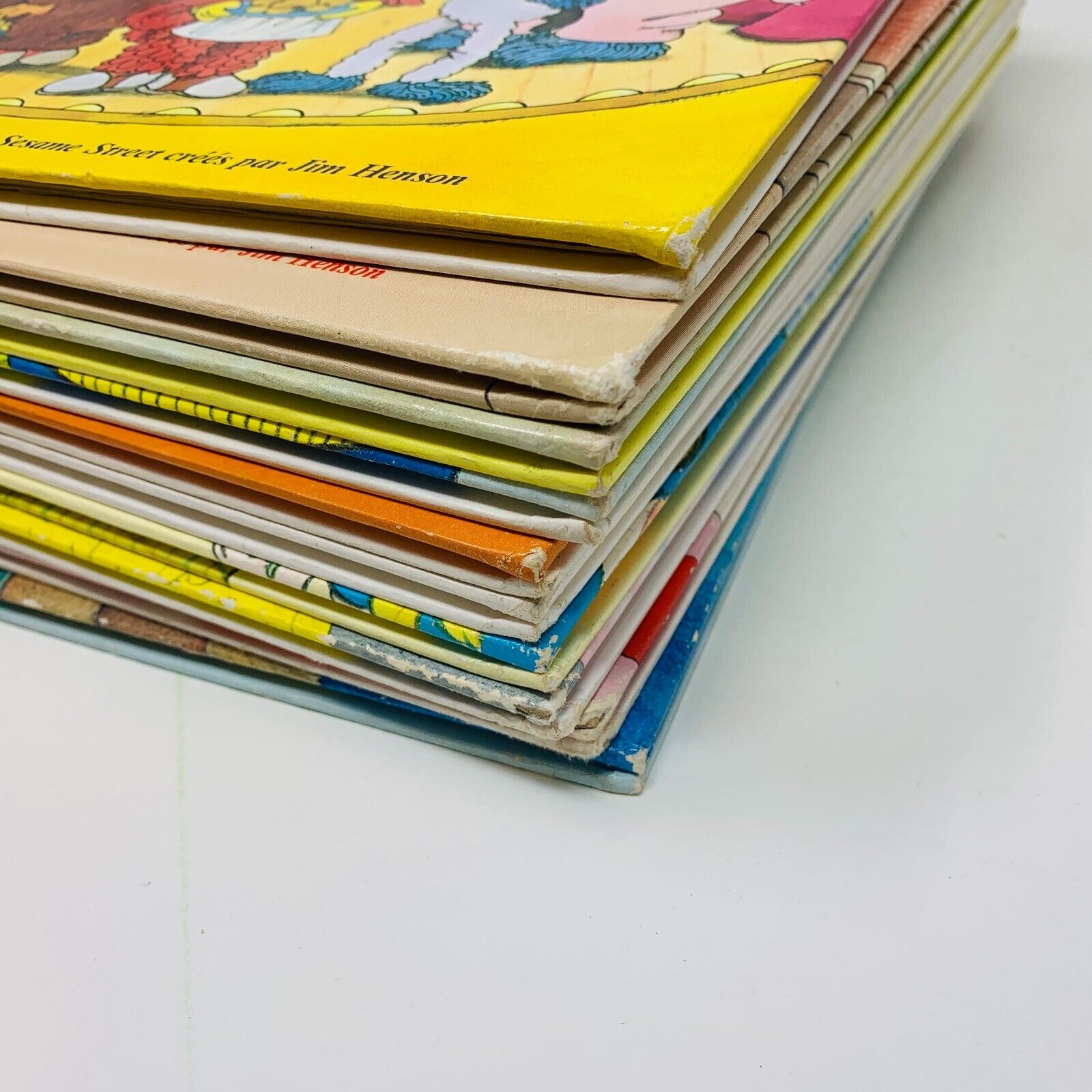 10x Club du Livre Rue Sesame Street Enfants Français French Children Lot 1980s