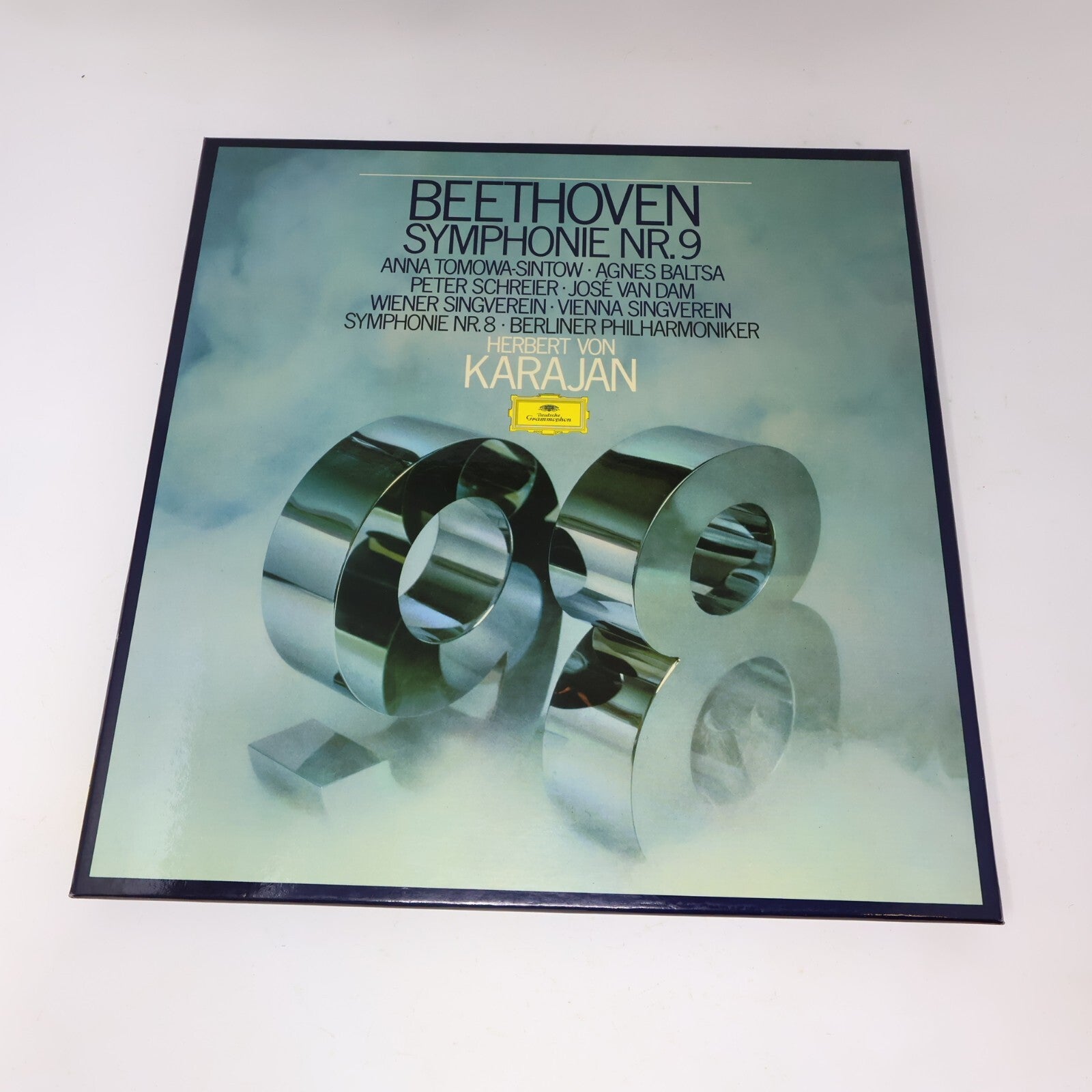 Beethoven Symphonie Nr. 1-2 5-6 8-9 Herbert von Karajan Berliner Lot 4 LP Record