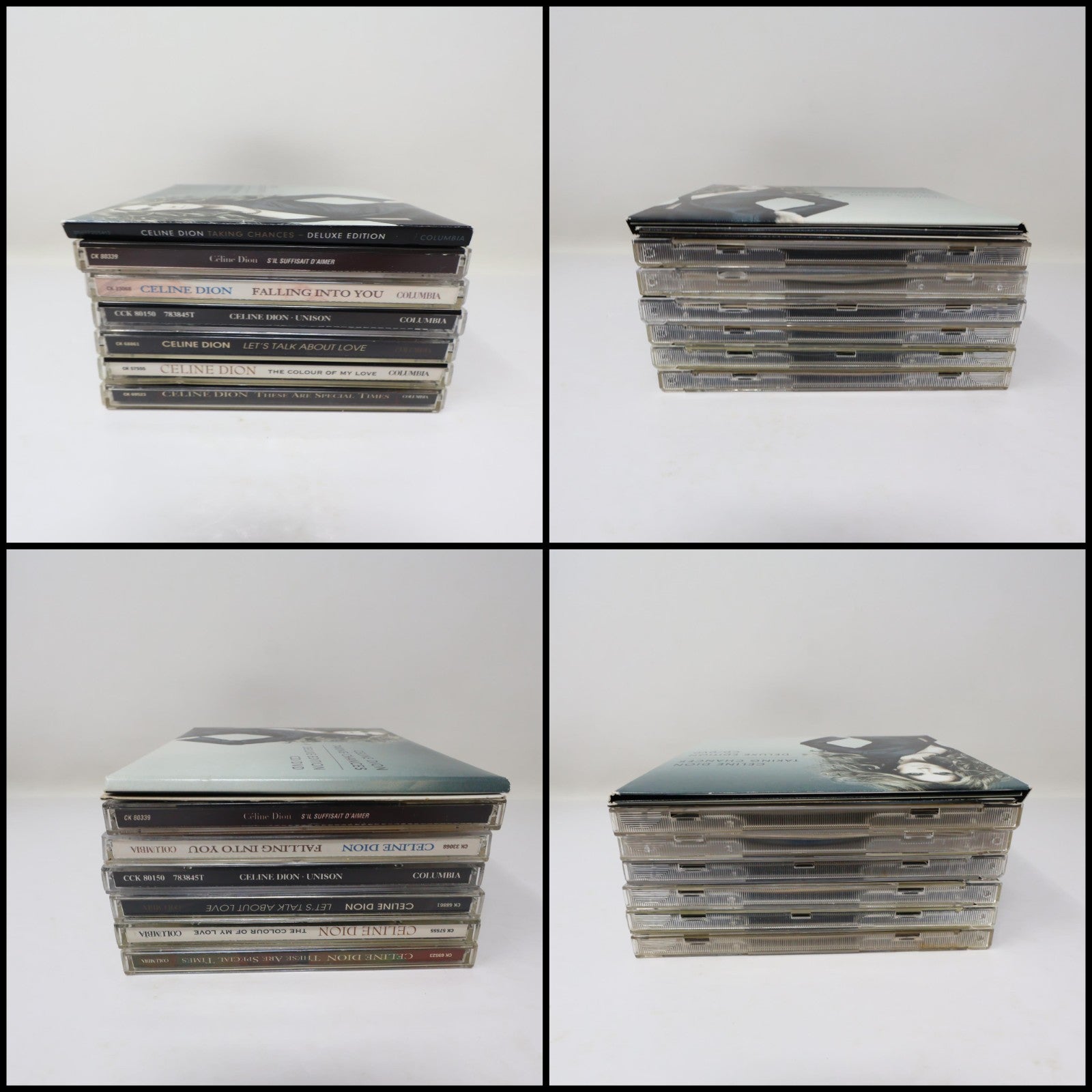 Céline Dion 7 CD Lot Unison/Let's Talk About Love/Falling Into You/Taking Chance