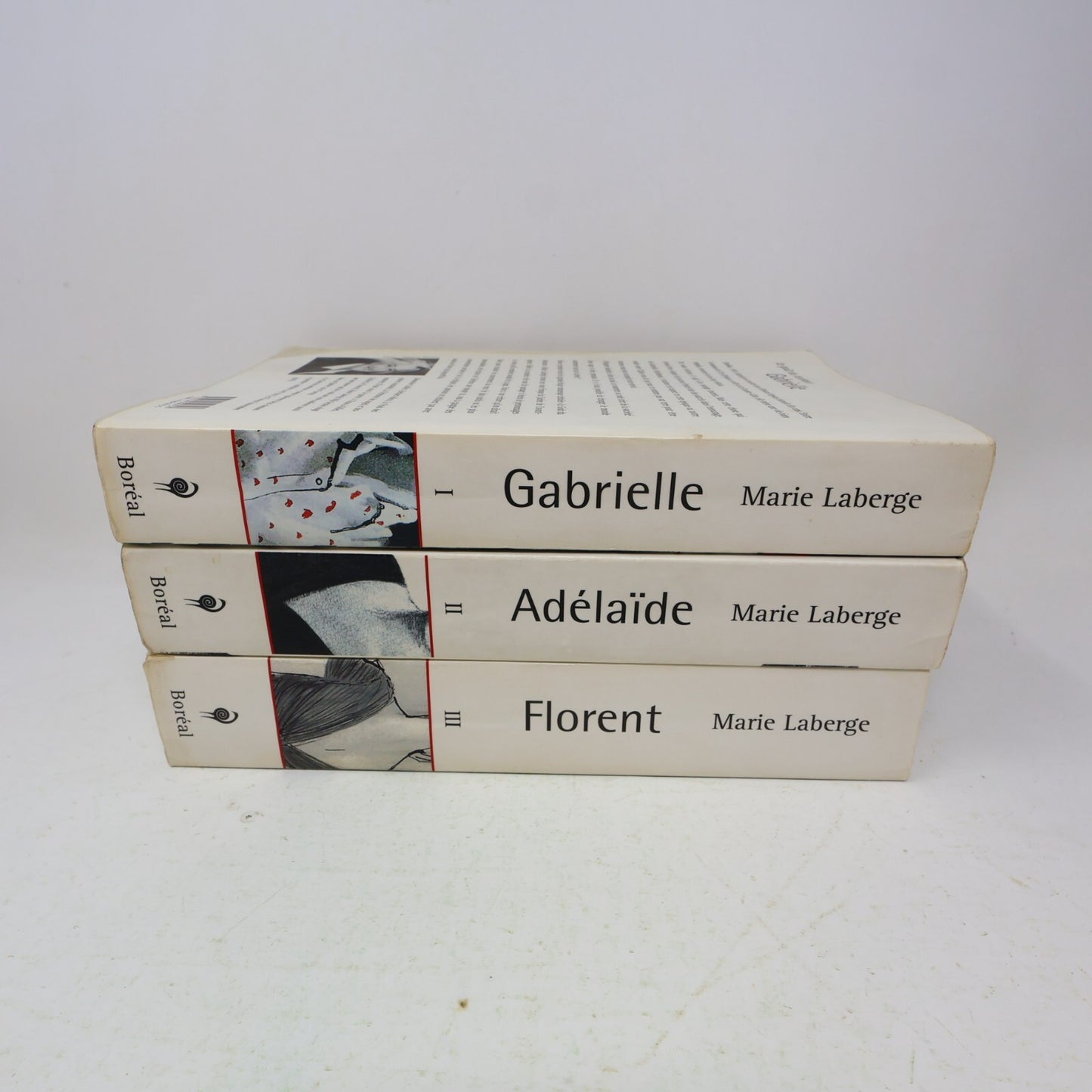 Le Goût du Bonheur #1-3 Fiction Historique Québec Lot 3 Livres Marie Laberge PB