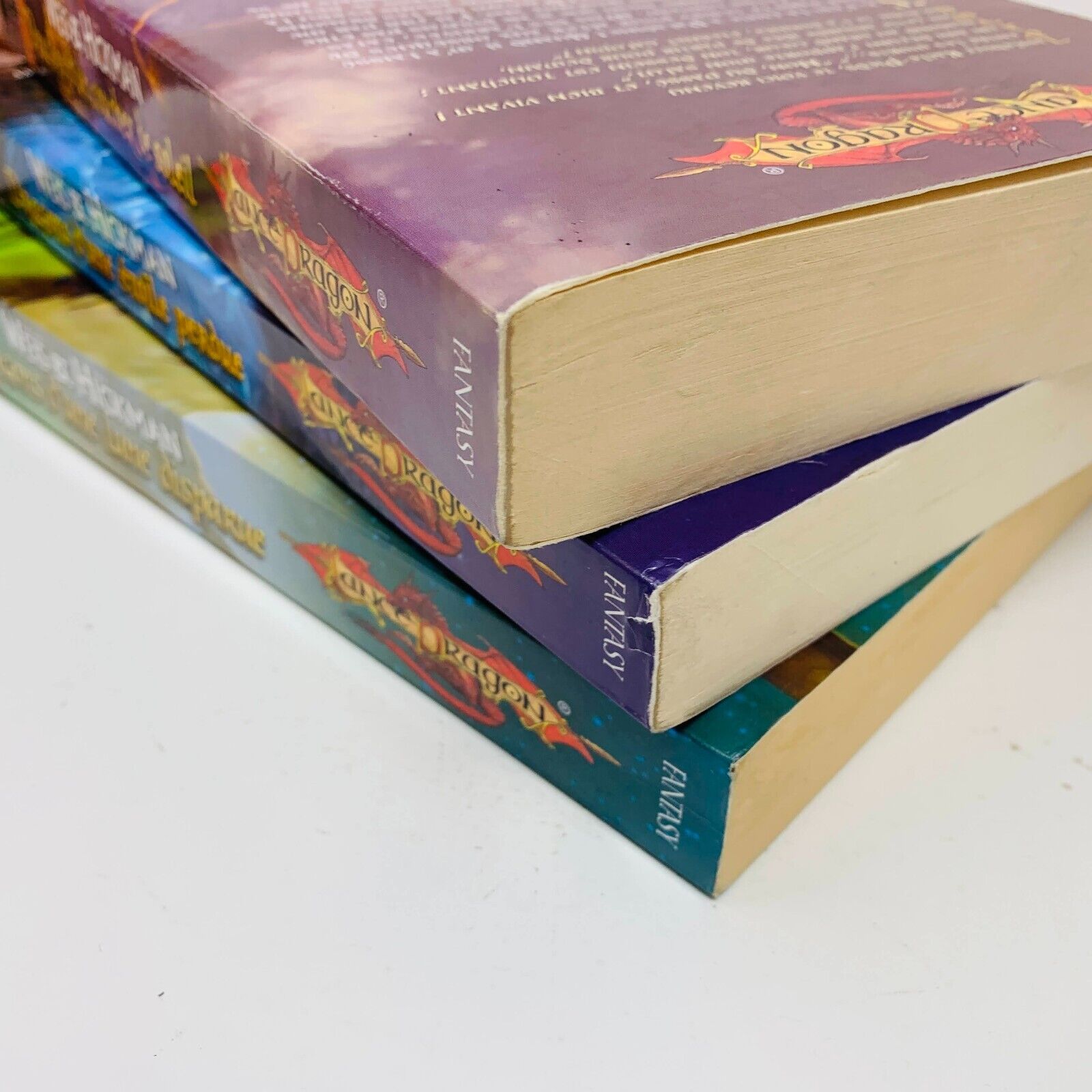 Lancedragon Trilogie La Séquence de la Guerre des Ames Grand Format Lot Livres