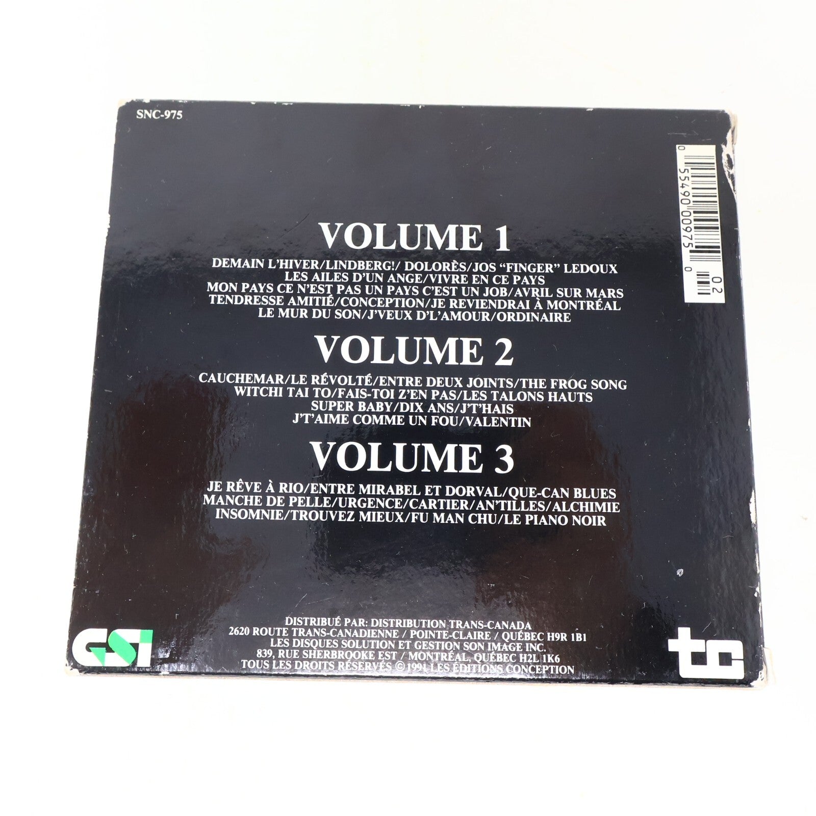 1991 Robert Charlebois Première 1ère Période Boîtier 3 CD Testés Compilation
