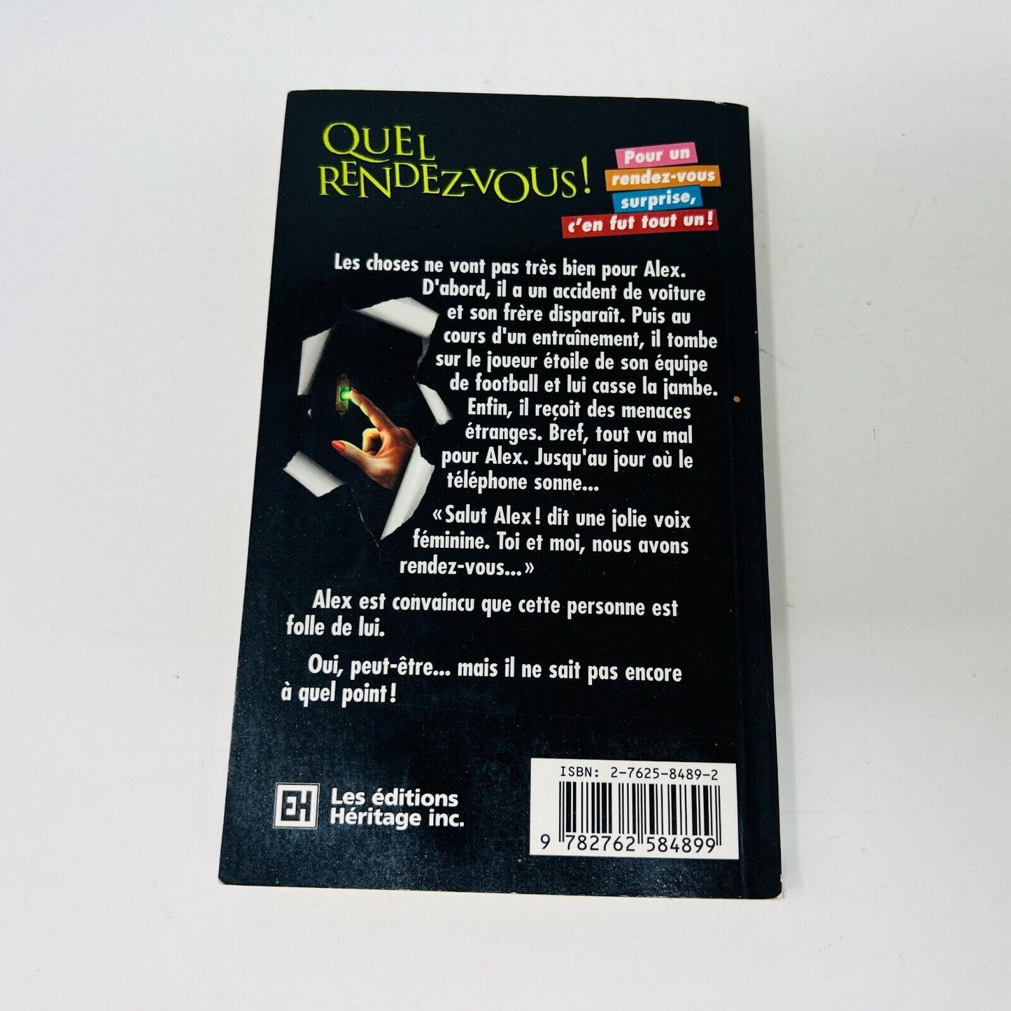 9x Frissons EH Lot Livres Quel Rendez-Vous!/L'Accident/Poupées Mutilées Stine