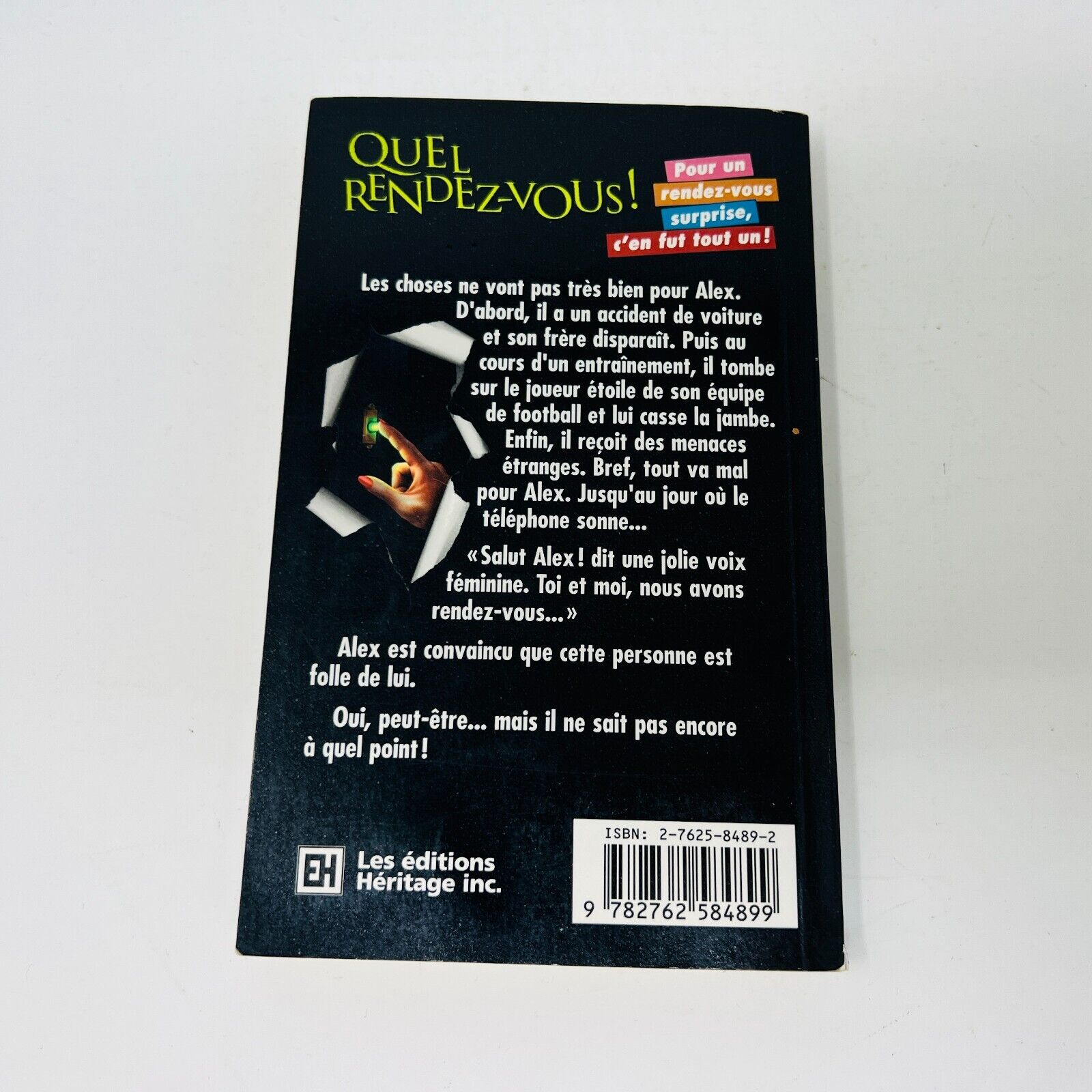 9x Frissons EH Lot Livres Quel Rendez-Vous!/L'Accident/Poupées Mutilées Stine