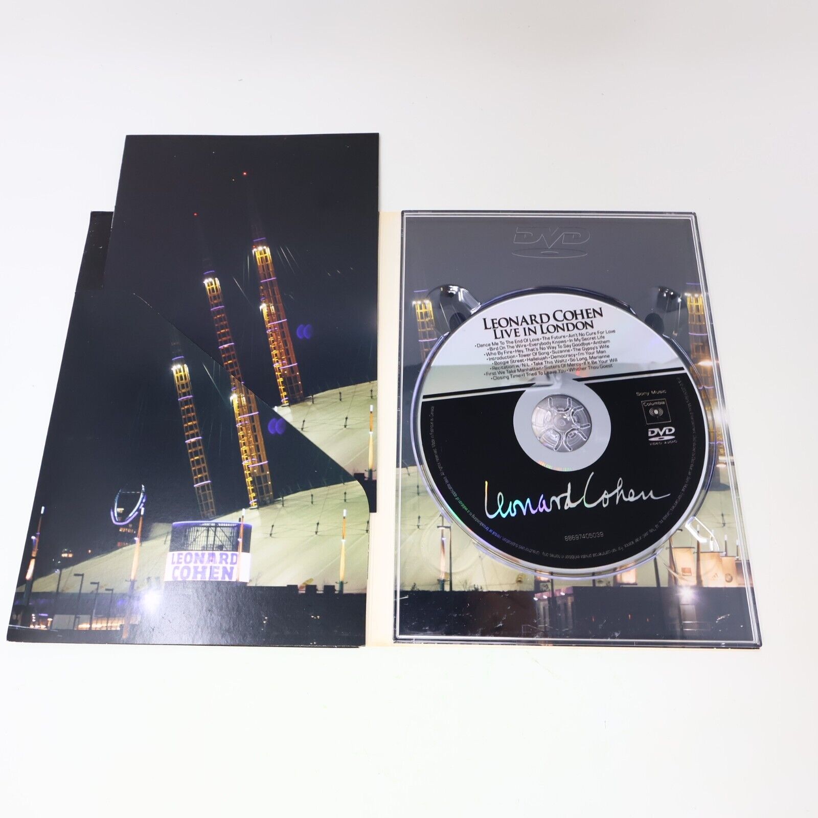 Leonard Cohen Songs from the Road + Live in London Lot 2 DVD NTSC Tested Music