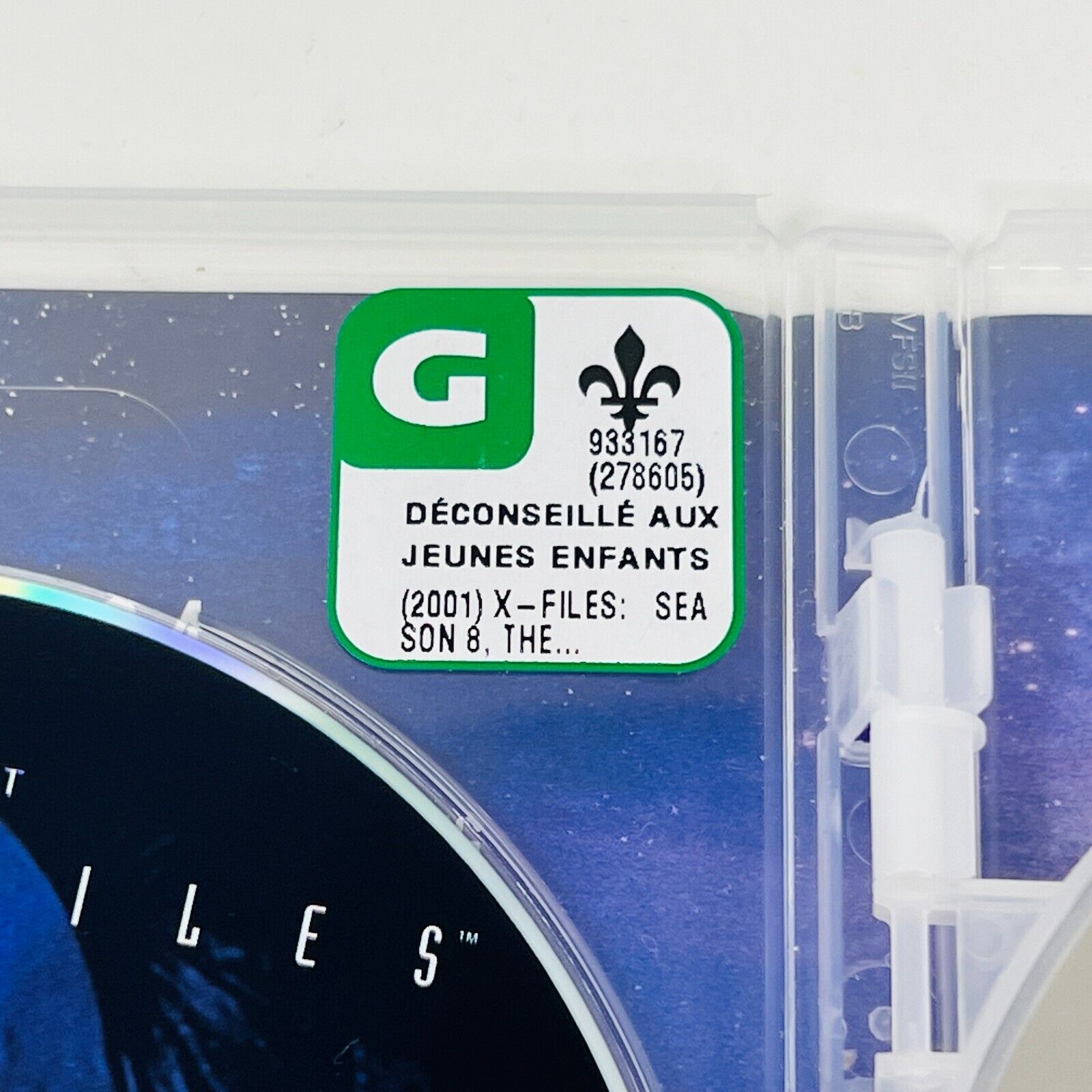 2009 The X-Files The Complete Season 8 DVD Tested 6-Discs NTSC English/Français