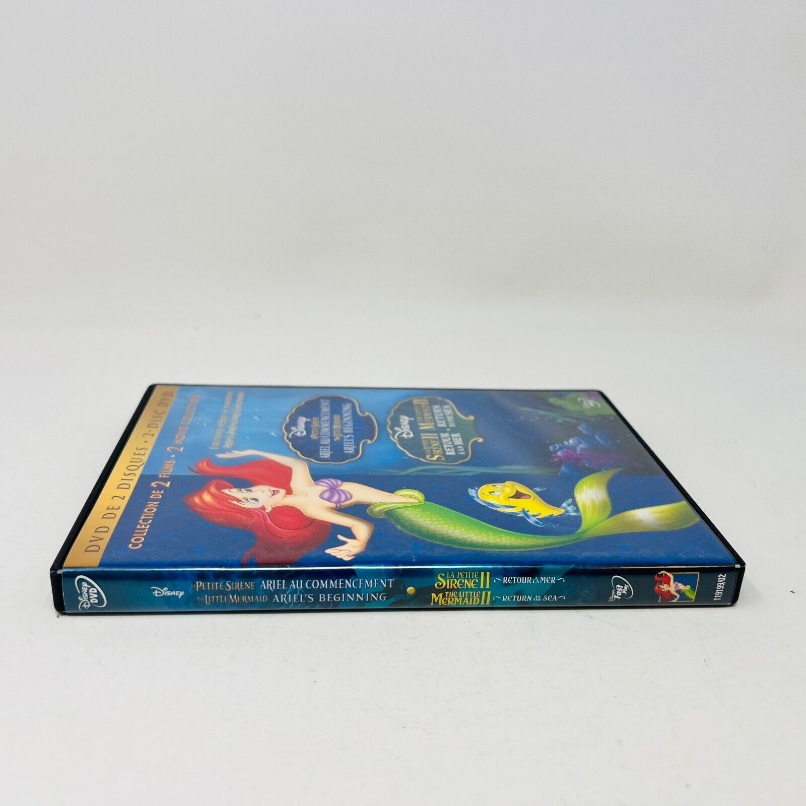 La Petite Sirène 1 & 2 Ariel Au Commencement/Retour à la Mer DVD Little Mermaid