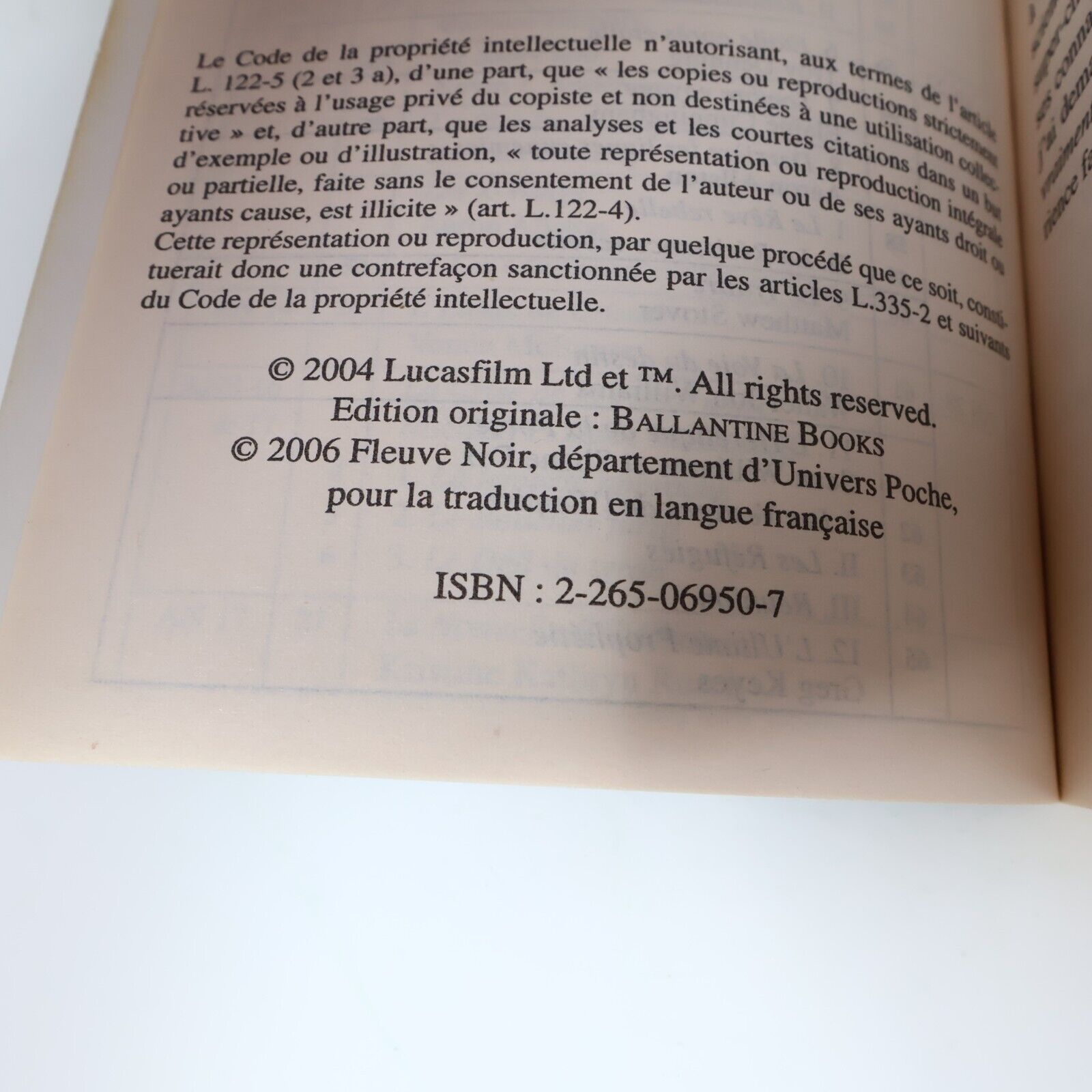 2006 Contact Zéro Republic Commando de Karen Traviss Guerre des Étoiles PB Book