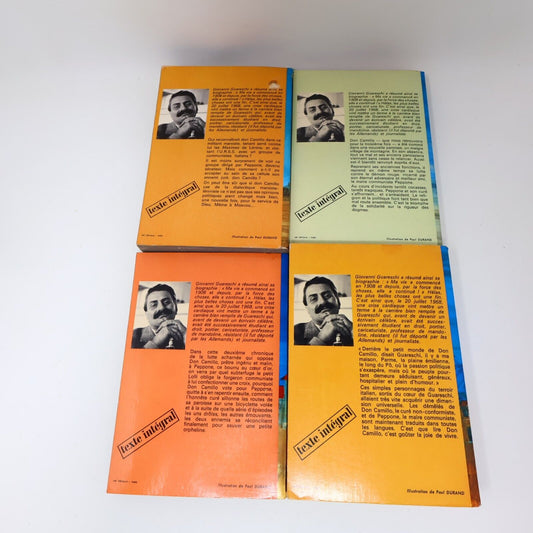 Don Camillo Lot 4 Livres Giovanni Guareschi Français French J'ai Lu 70s Roman PB
