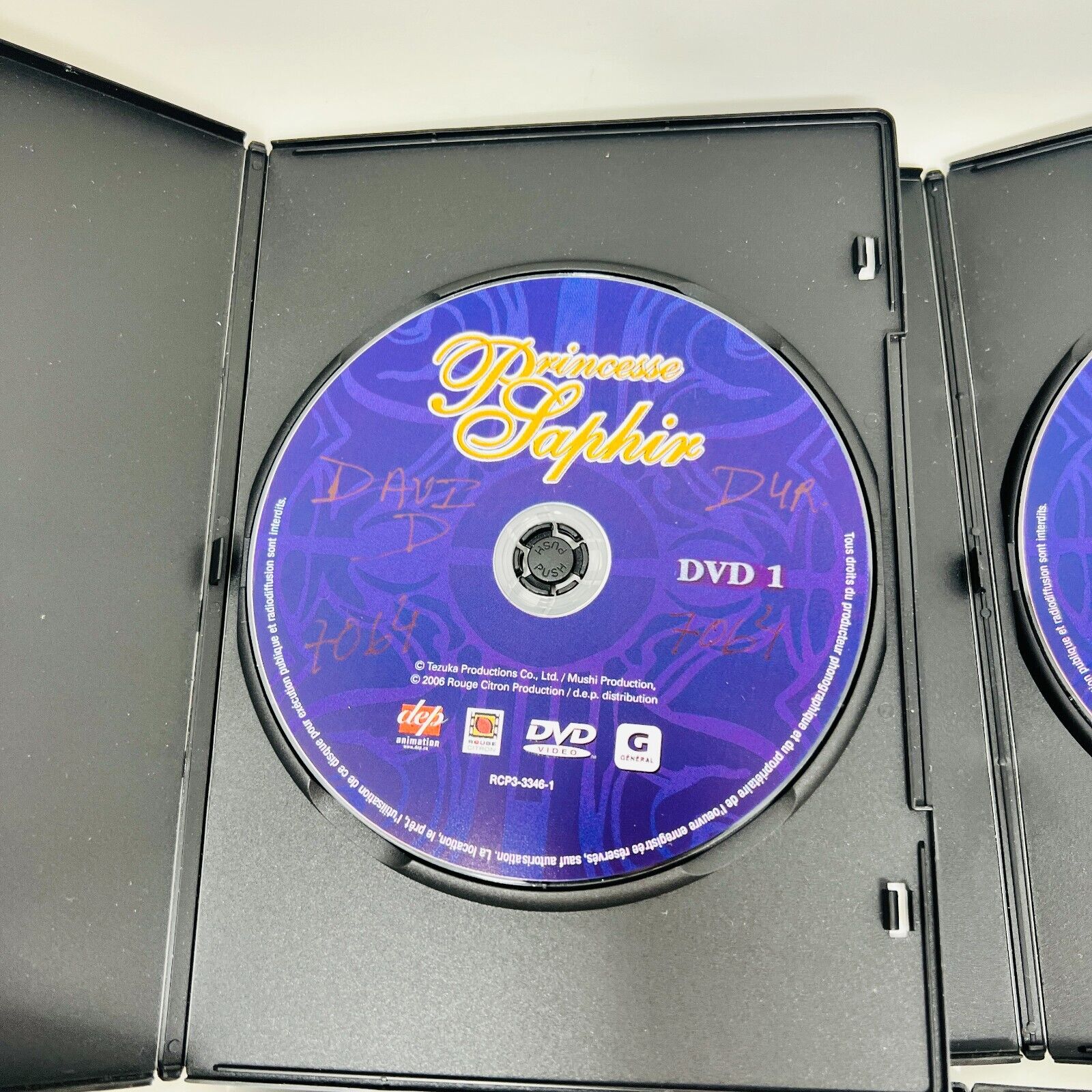 Coffret Princesse Saphir DVD Testé Série Enfants NTSC DEP en Français/French 4:3