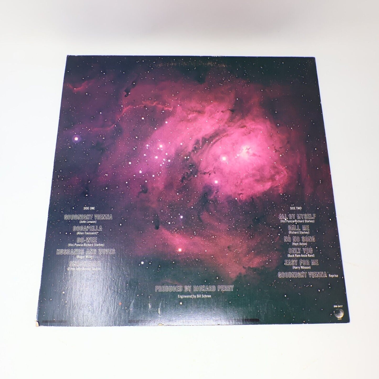 Ringo Starr Goodnight Vienna LP Record Vinyl 1974 EMI Records SW-3417 Occapella