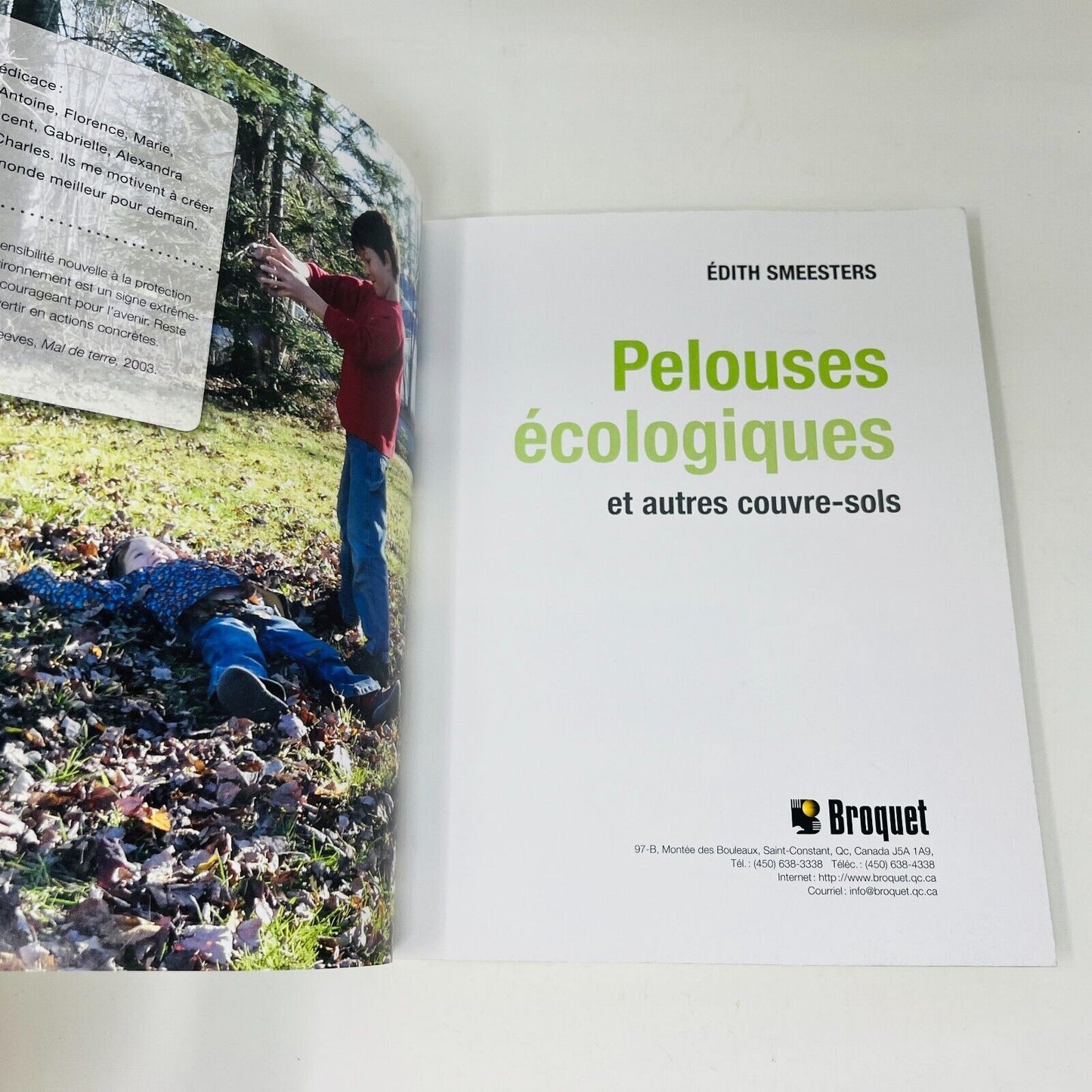 2008 Pelouses Écologiques et Autres Couvre-Sols de Edith Smeesters Broquet PB
