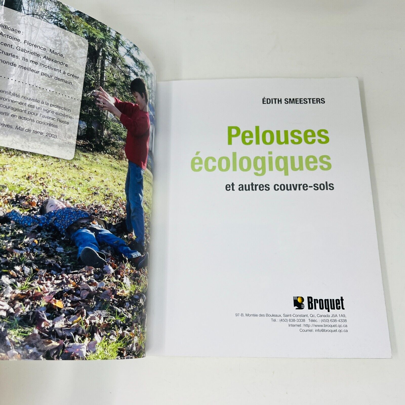 2008 Pelouses Écologiques et Autres Couvre-Sols de Edith Smeesters Broquet PB