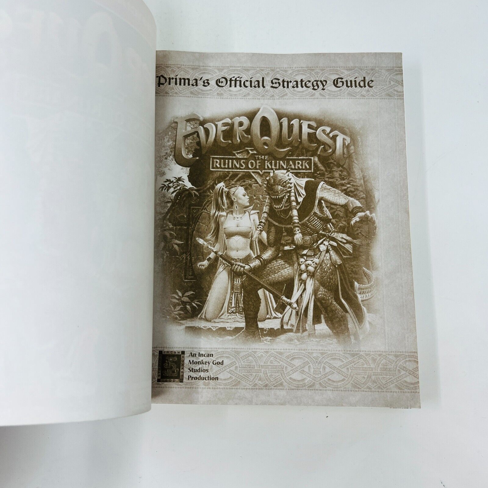 2000 EverQuest The Ruins of Kunark Prima's Official Strategy Guide Paperback