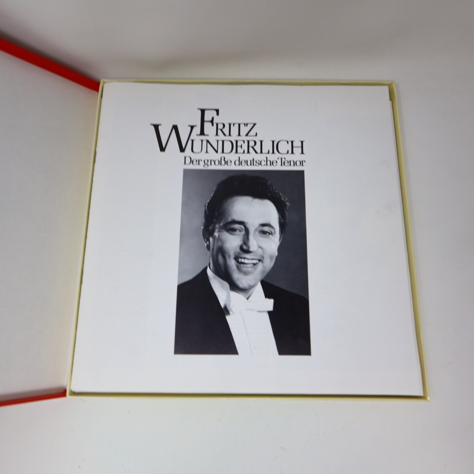 The Art of Fritz Wunderlich Tenor Seraphim 3x LP Record Vinyl Box Set SIC-6157