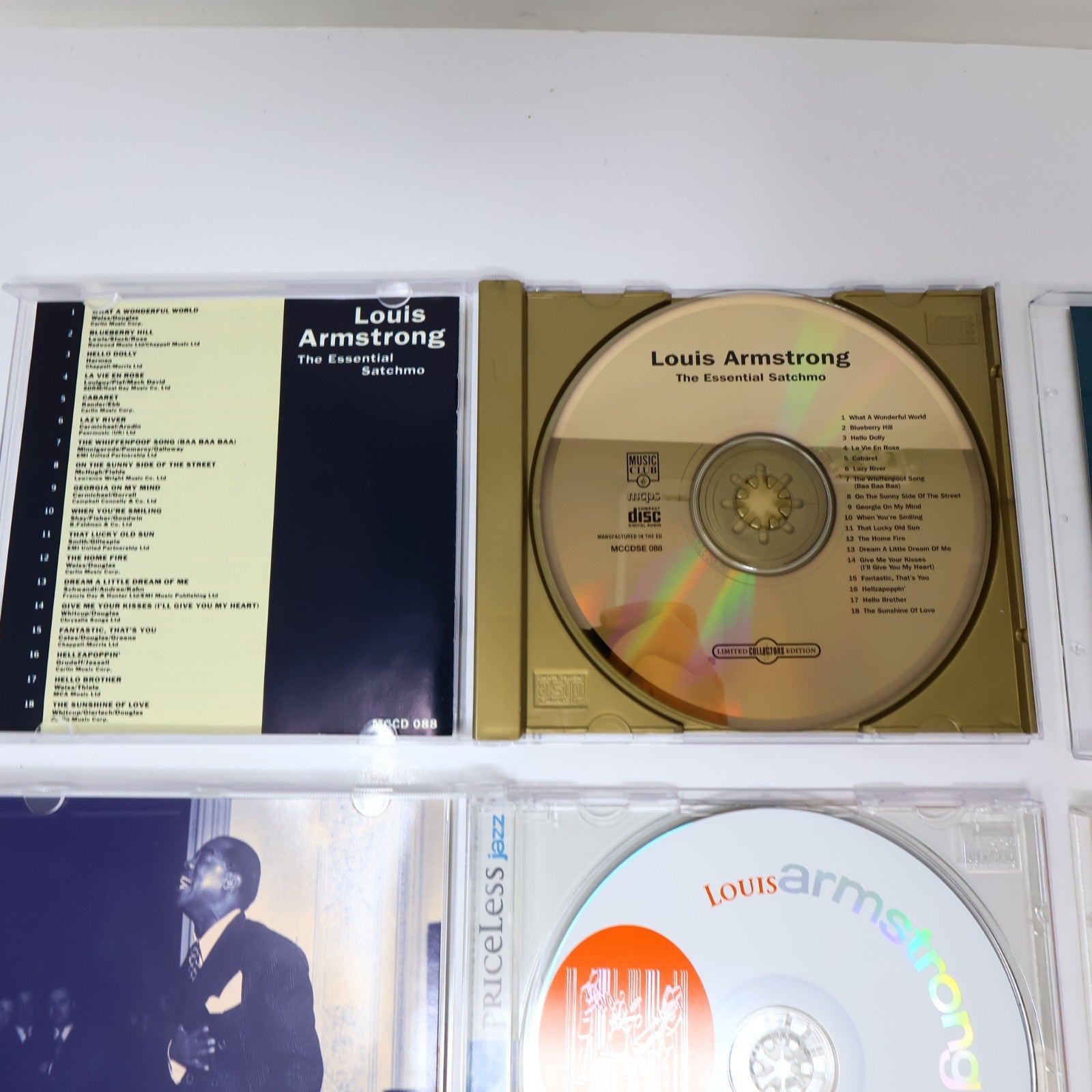 Louis Armstrong 6 CD Lot The Essential Satchmo/Jazz & Blues/An American Icon