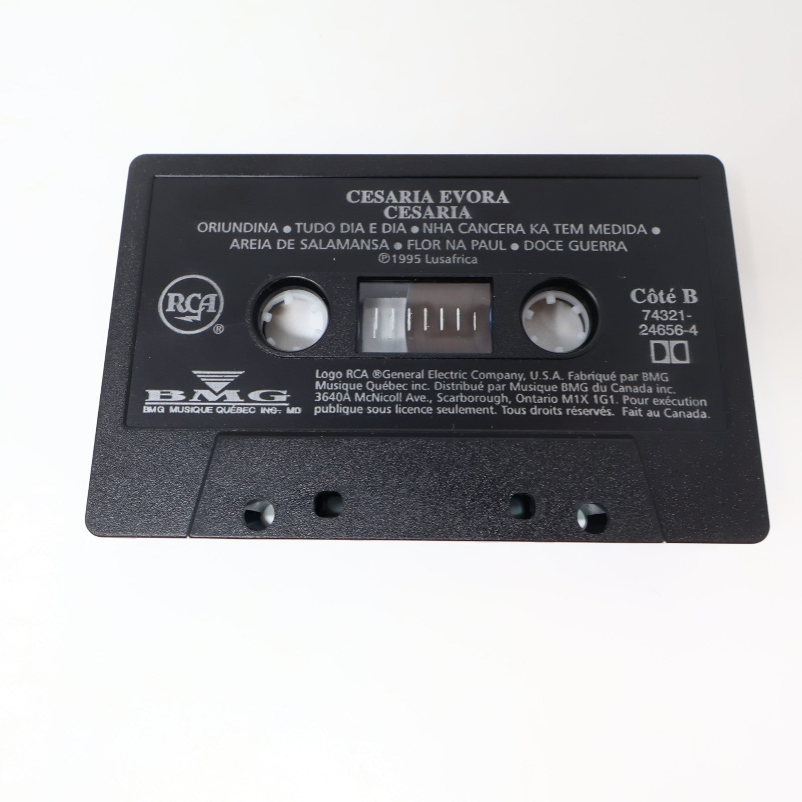 Cesaria Evora 2 Cassette Lot Cesaria/Cabo Verde Tchintchirote/Sabine Larga'm 90s