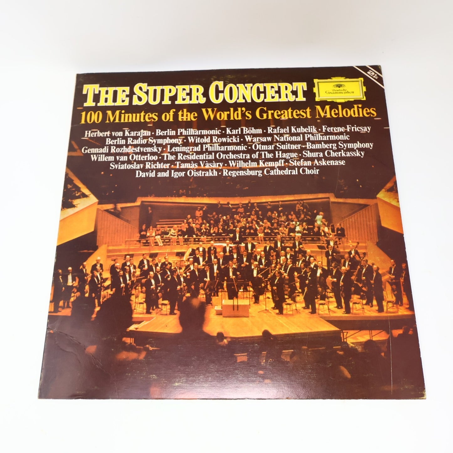 The Super Concert Karajan Berliner Böhm Kubelik Fricsay 2x LP Record 2721 073