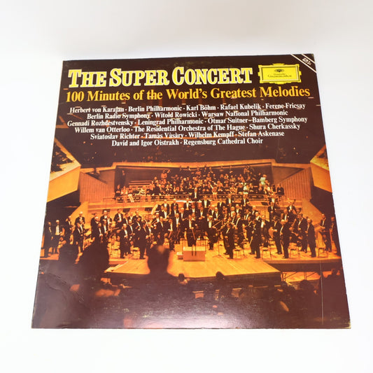 The Super Concert Karajan Berliner Böhm Kubelik Fricsay 2x LP Record 2721 073