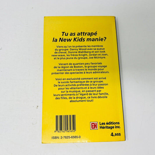 1990 New Kids on the Block Livre en Français/French EH Grace Catalano Donnie/Joe