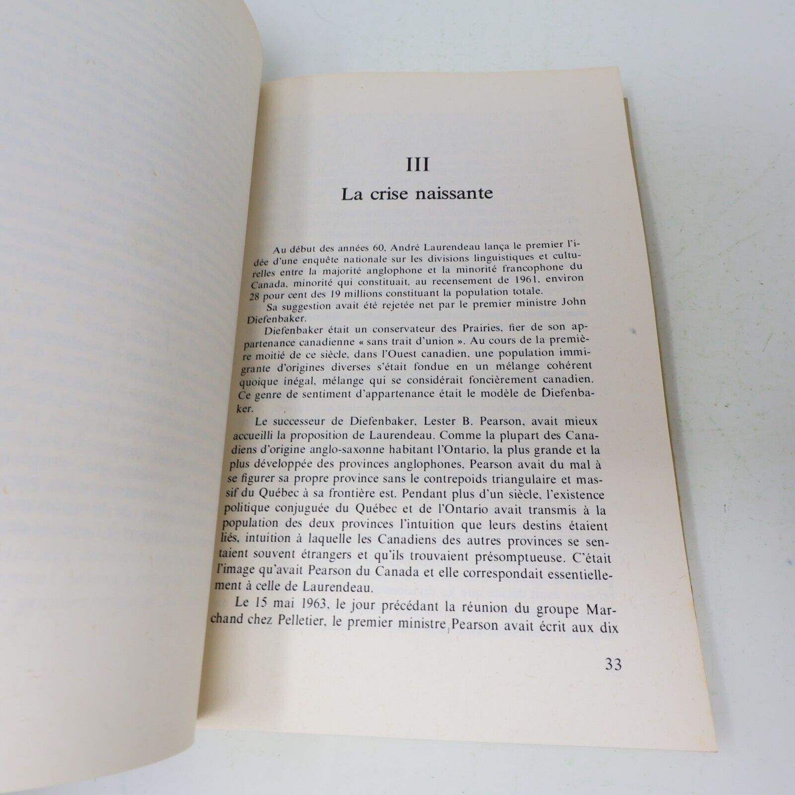 1977 René Lévesque ou le Projet Inachevé Peter Desbarats Biographie Politique PB