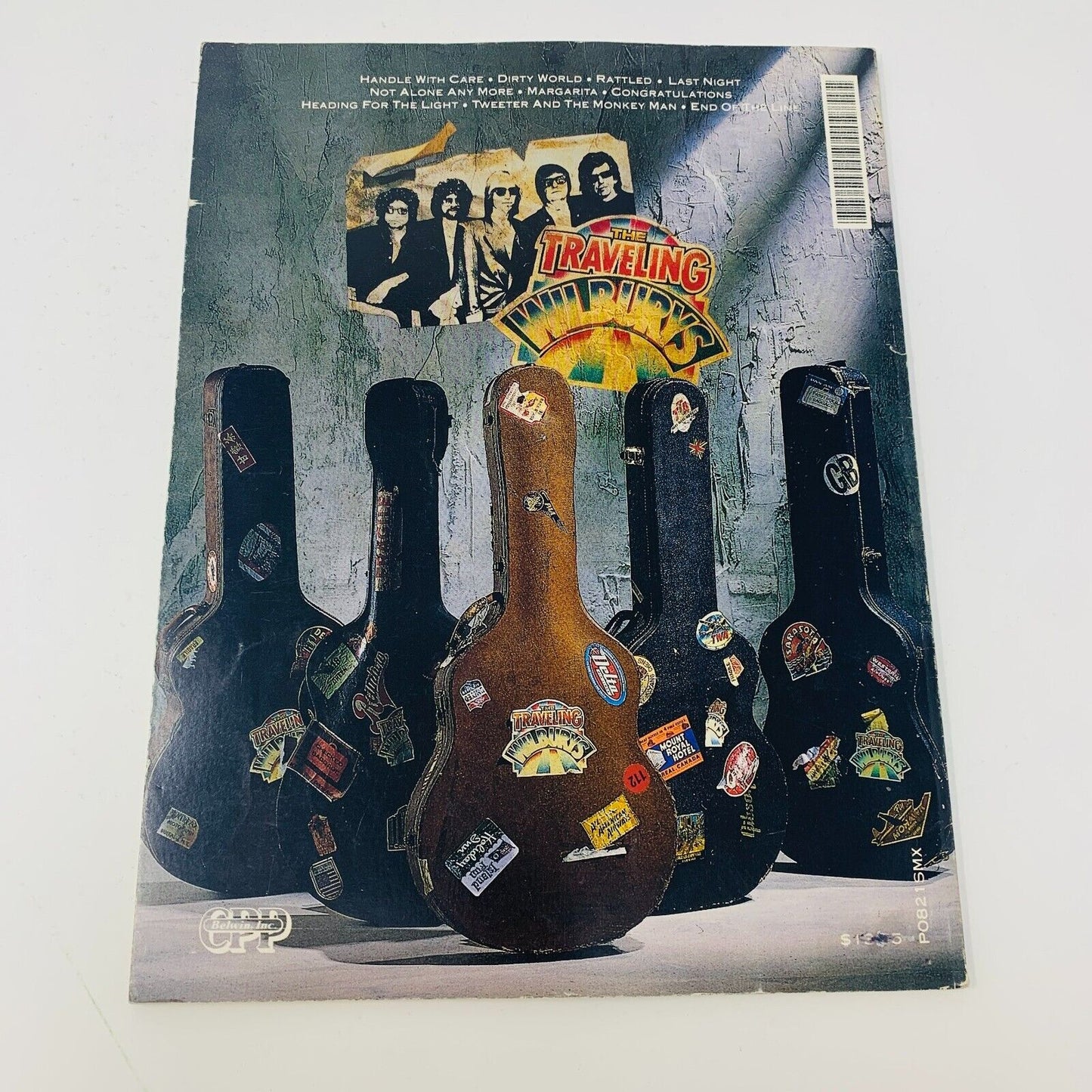 1980s The Traveling Wilburys Volume 1 Songbook Piano Chord Handle with Care