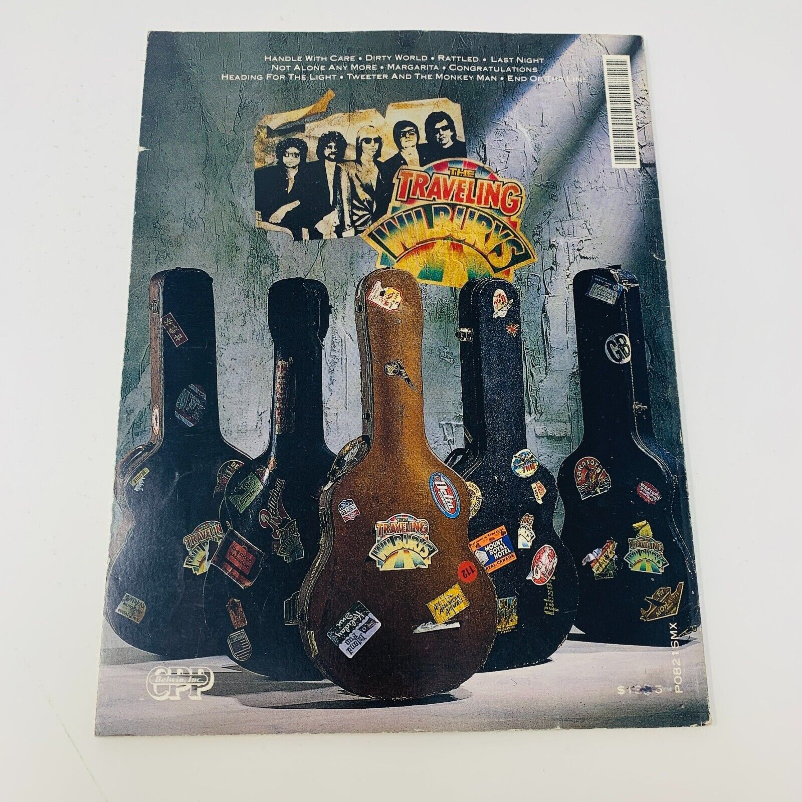 1980s The Traveling Wilburys Volume 1 Songbook Piano Chord Handle with Care