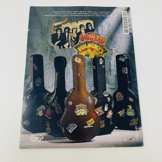 1980s The Traveling Wilburys Volume 1 Songbook Piano Chord Handle with Care