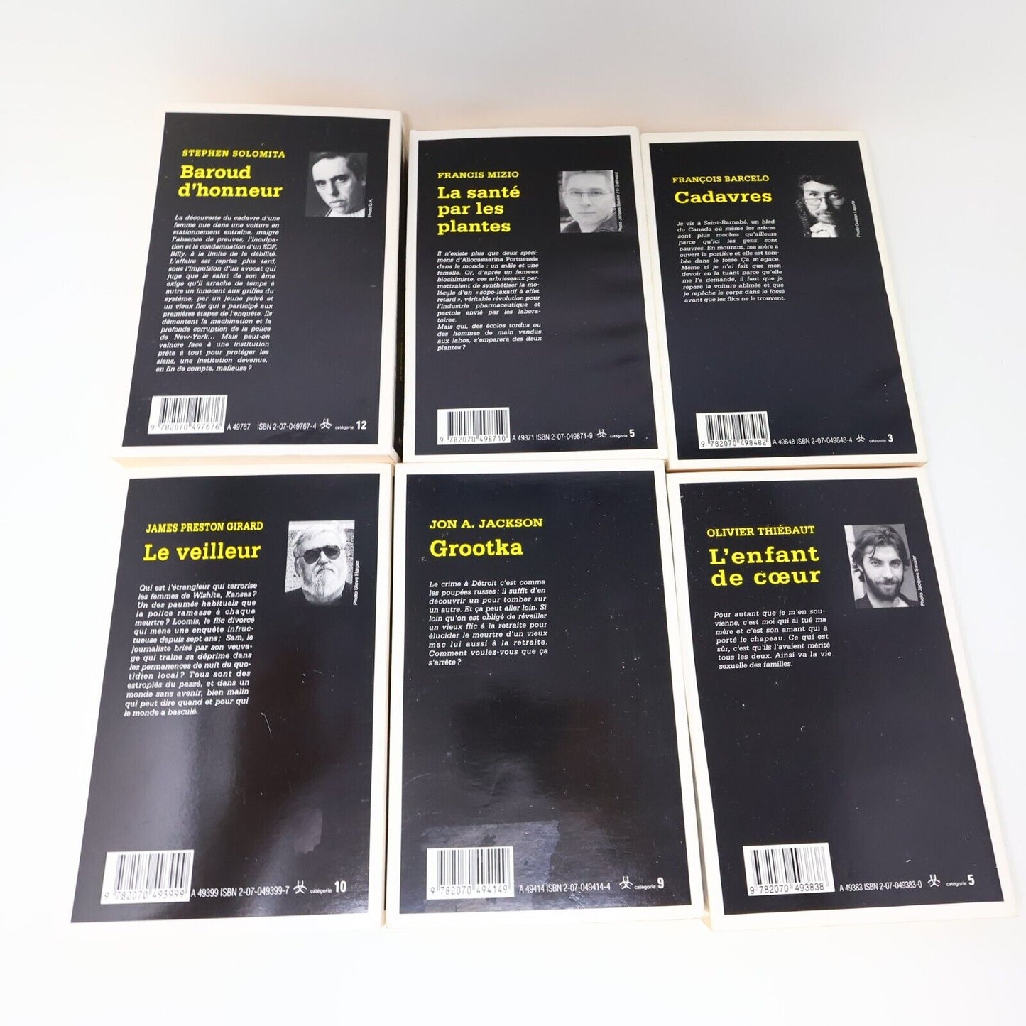 Collection Série Noire nrf Lot 32 Livres Français French Gallimard Paperback PB