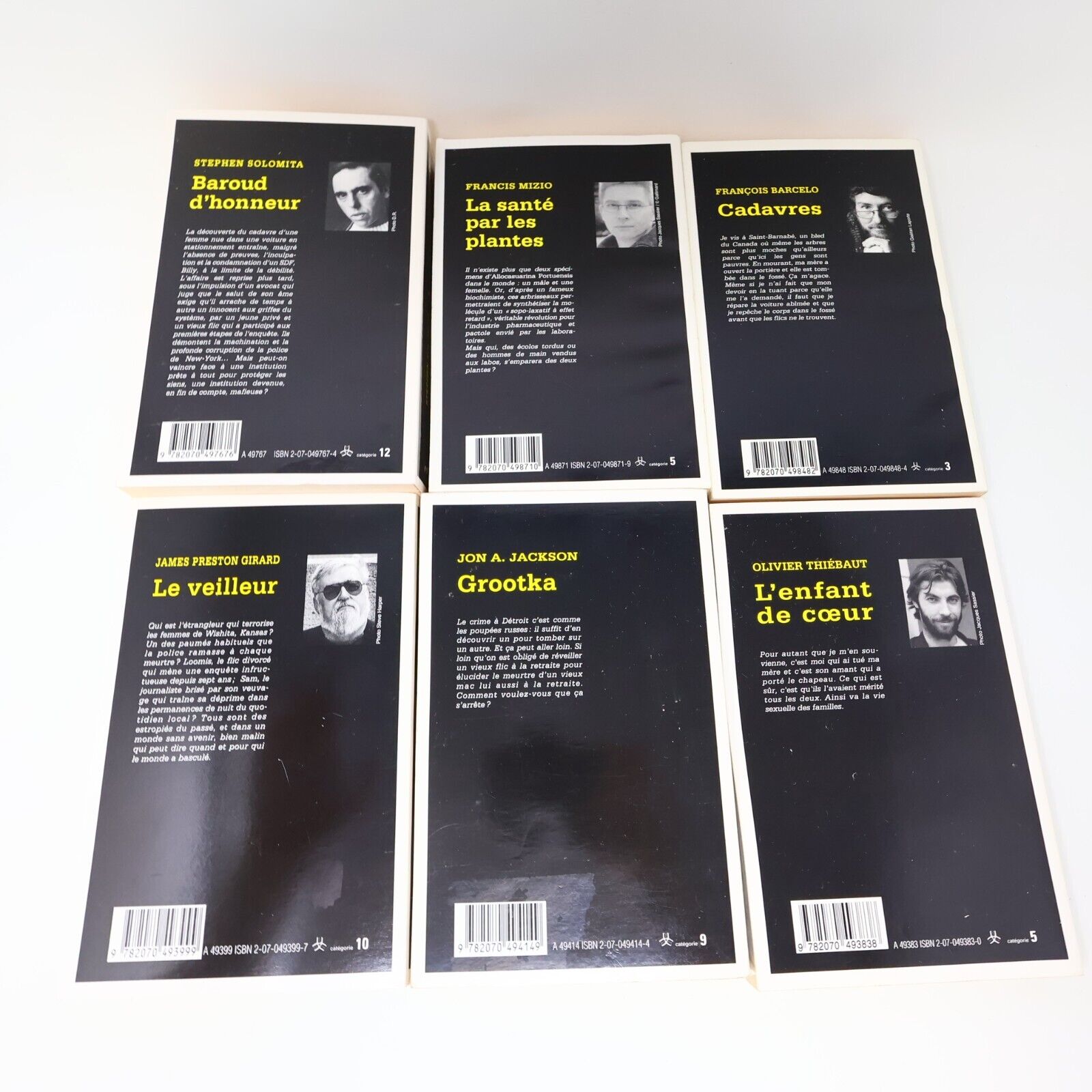 Collection Série Noire nrf Lot 32 Livres Français French Gallimard Paperback PB