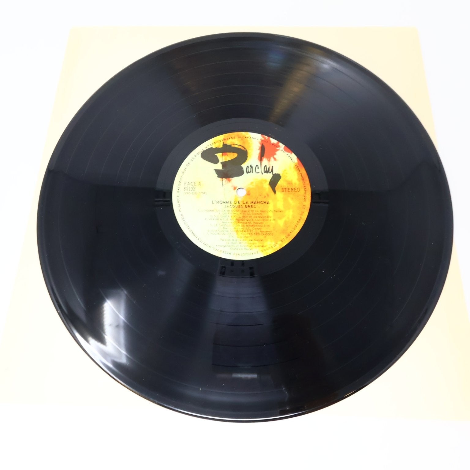 Jacques Brel Lot 11 Disques LP Record Les Vieux/L'Homme de la Mancha/J'Arrive