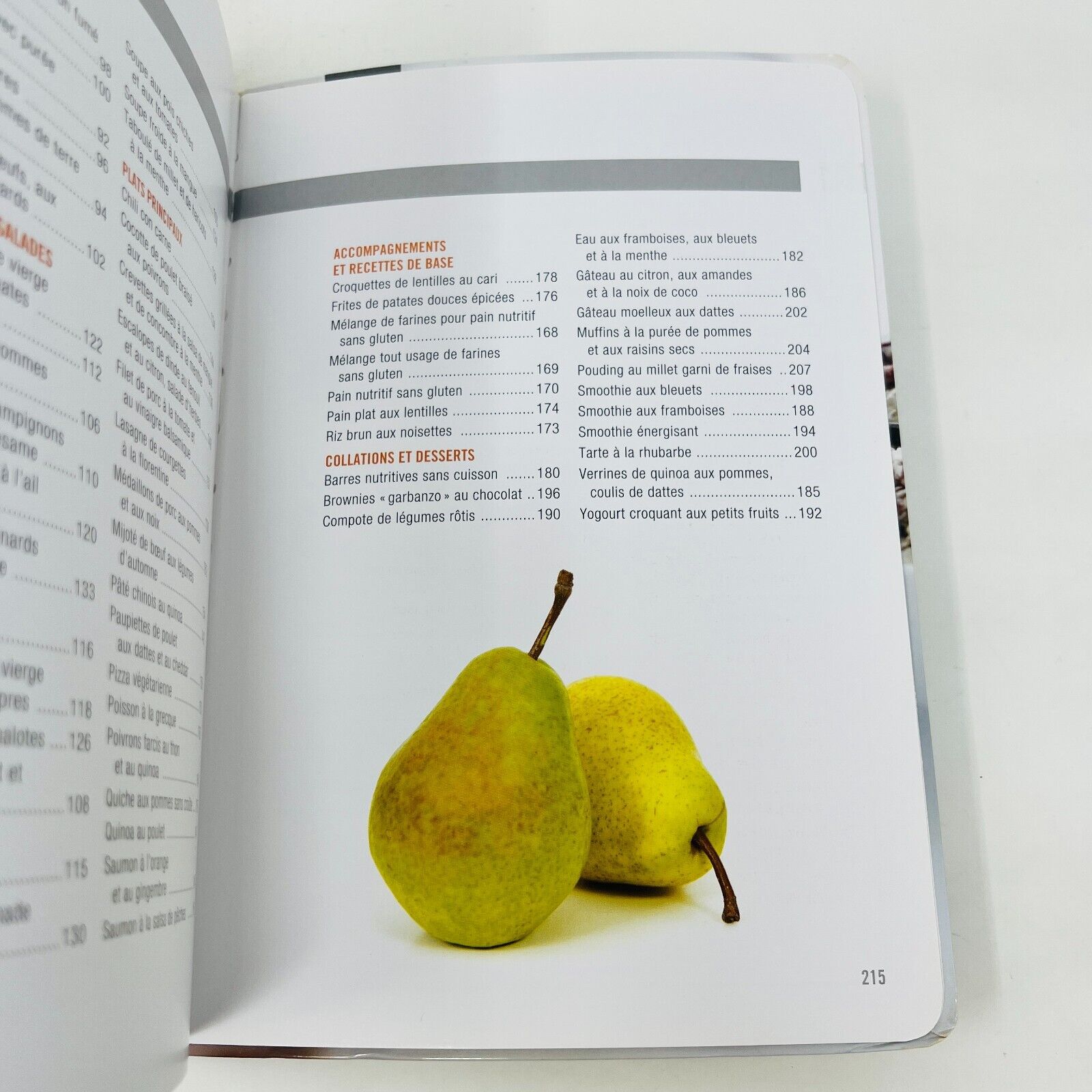 Lot de 2 Livres de Recettes Sans Gluten 21 Jours de Menus/Grand Livre Français