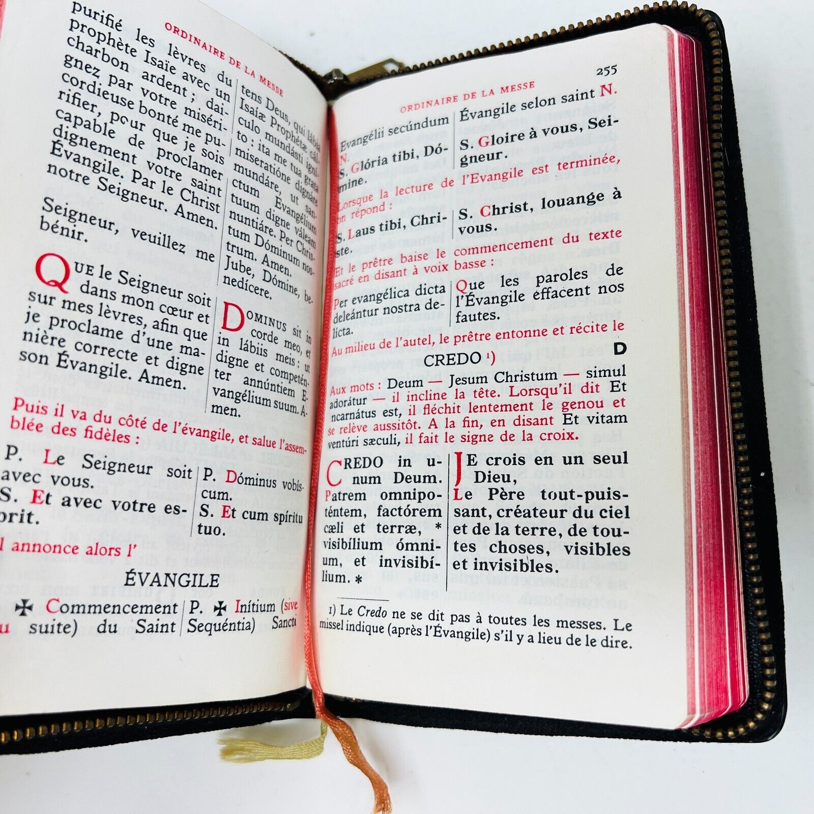 1961 Missel des Dimanches et Fêtes Dom Gérard Abbaye de Clervaux Français/Latin