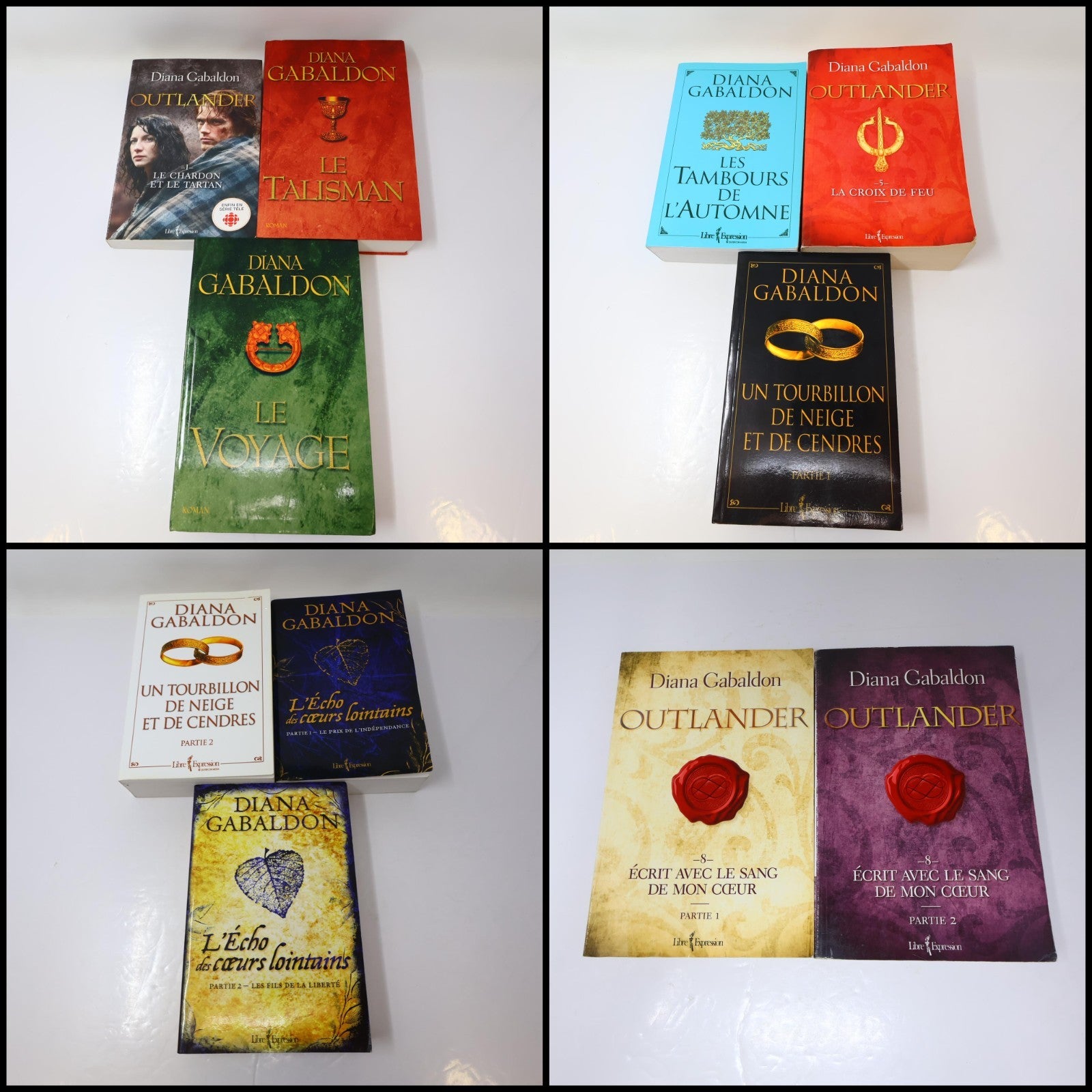 Le Chardon et le Tartan #1-8 Outlander Lot 11 Livres Diana Gabaldon Le Talisman