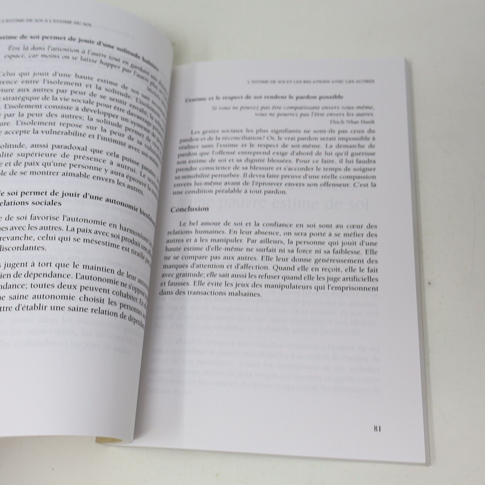 2002 De l'Estime de Soi à l'Estime du Soi de Jean Monbourquette Psychologie PB