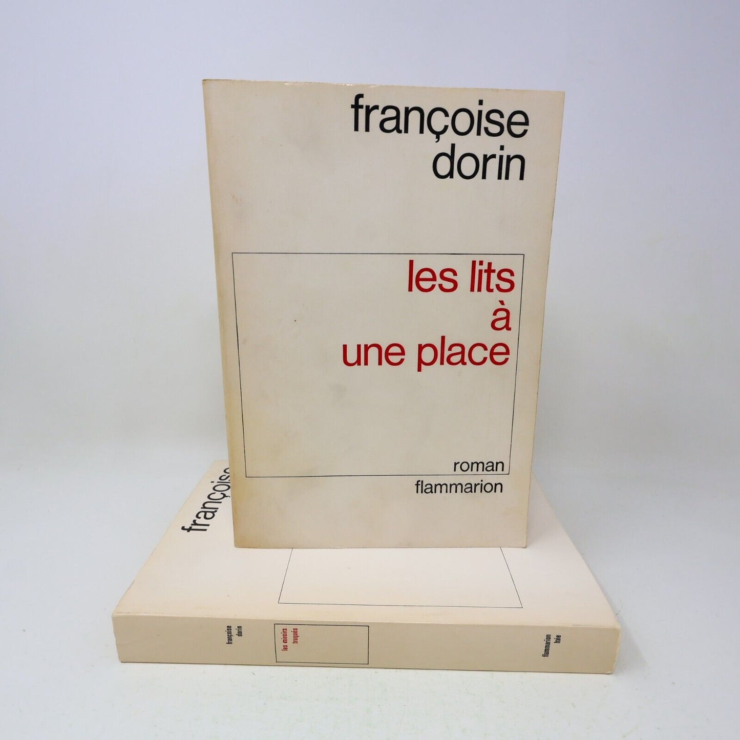 Lot 2 Françoise Dorin Les Miroirs Truqués Les Lits à une Place Livres Français