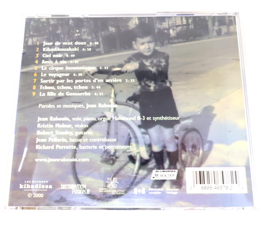 Jean Rabouin Jour De Vent Doux CD Kihadikouahaki/Ciel Noir/Amis A Vie/Voyageur