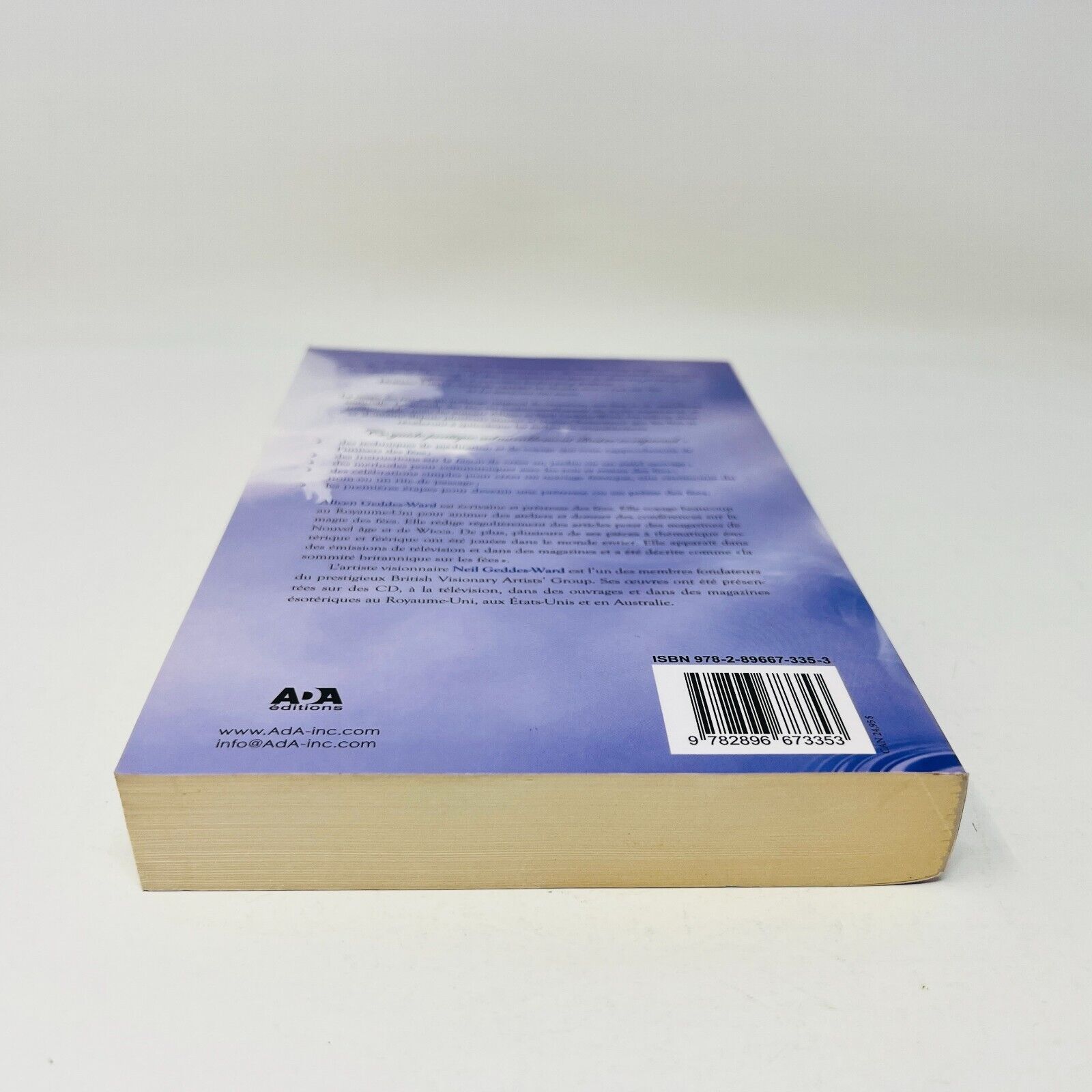 2011 La Magie des Fées de Alicen & Neil Geddes-Ward Livre Ada Méditation Parler