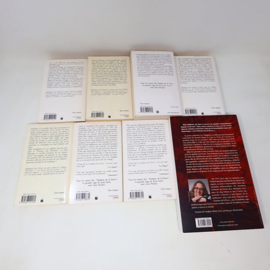 Lot 8 Livres Les Enfants de la Terre #1-6 Jean M. Auel Série Complète Français