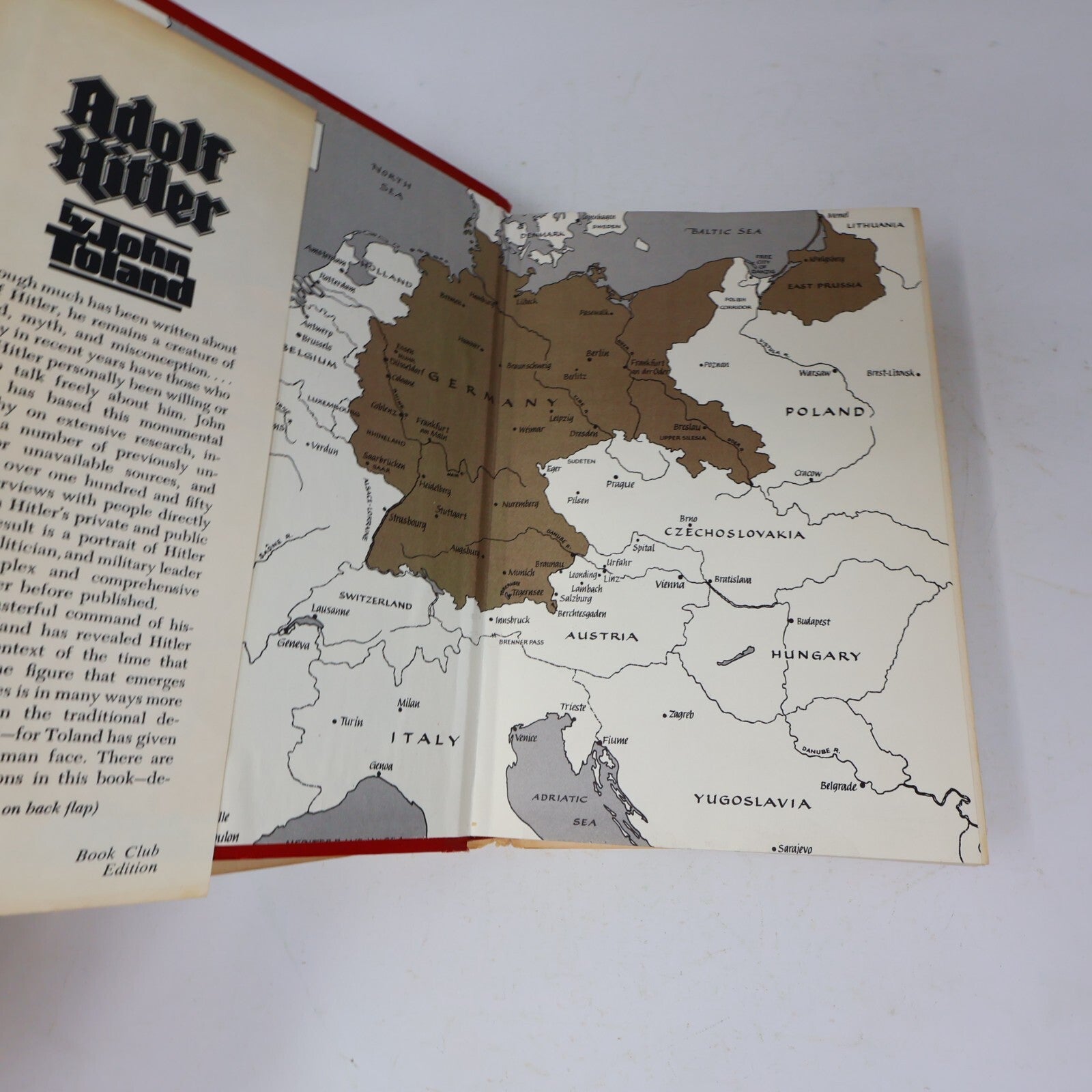 1976 Adolf Hitler Volume 2 John Toland Biography Memoir History Doubleday 70s HC