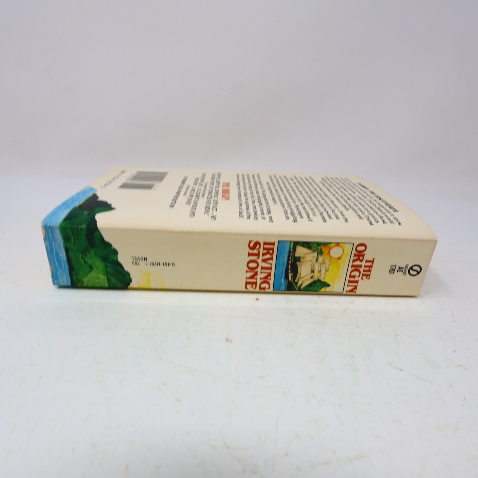 1982 The Origin a Biographical Novel of Charles Darwin Irving Stone Signet Book
