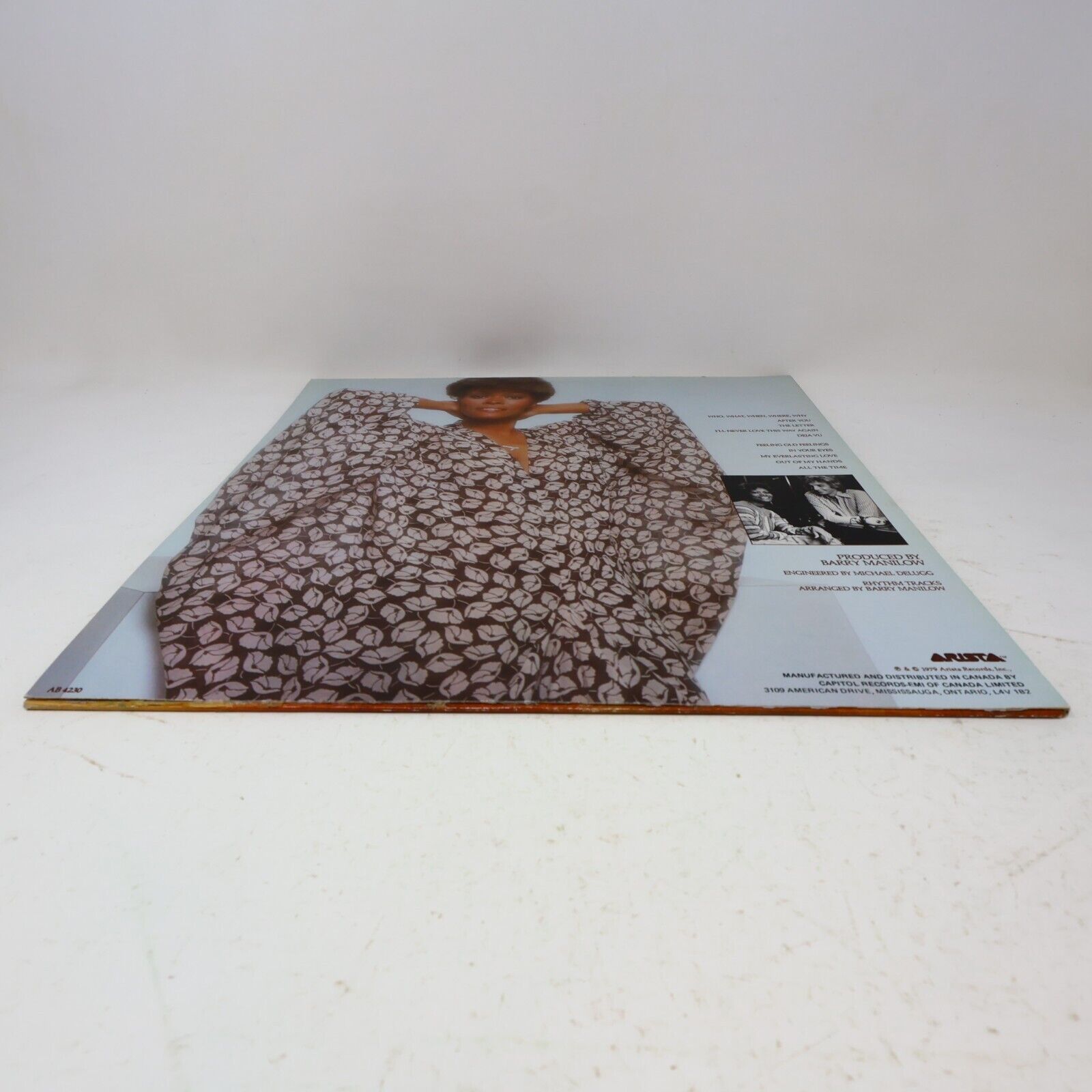 Dionne Warwick Dionne LP Record Vinyl Arista  AB 4230 Canada 1979 Funk Soul 70s
