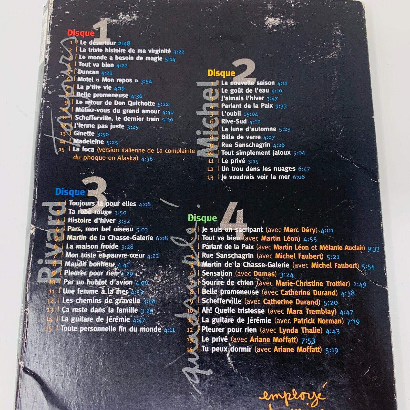 Bonsoir Mon Nom Est Toujours Michel Rivard et Voici Mon Album Quadruple CD Testé