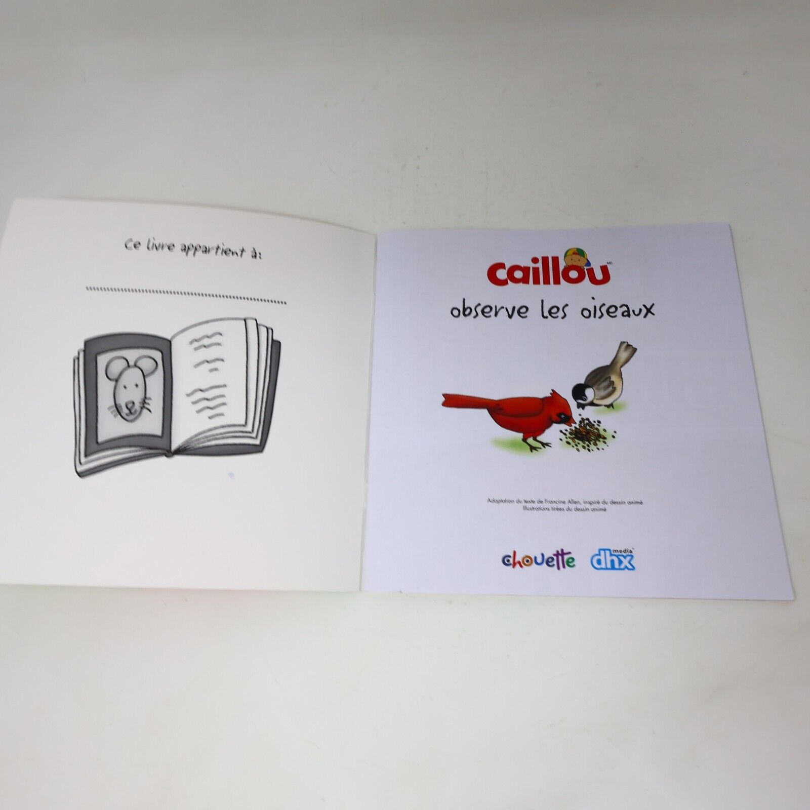 Lot 8 Livres Caillou Jeunes Enfants Chouette Français French Books