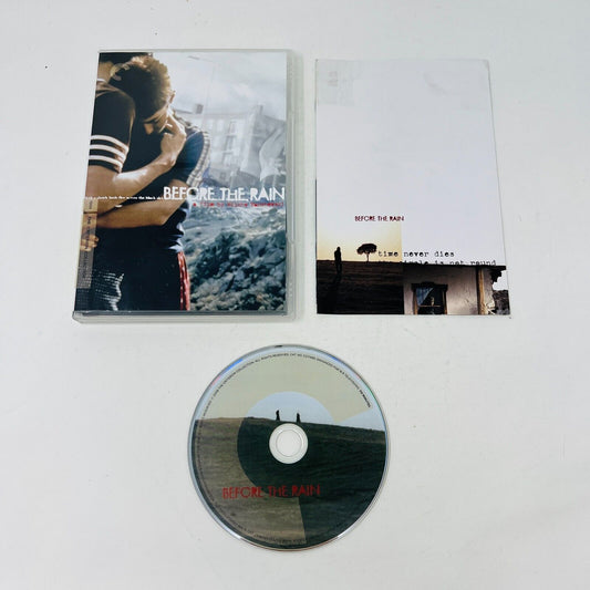 2008 Before the Rain DVD Tested Criterion Collection Film by Milcho Manchevski