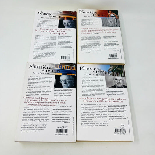 La Poussière du Temps #1-4 Michel David Série Complète Set Lot 4 Livres Français