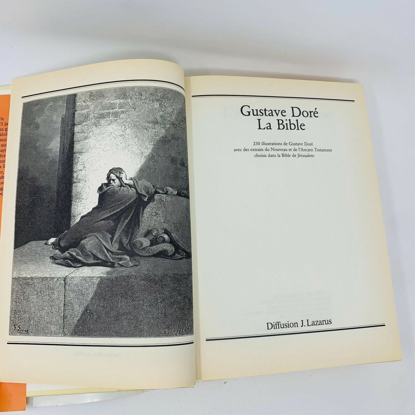 1988 Gustave Doré La Bible 230 Illustrations Extraits Ancien/Nouveau Testament