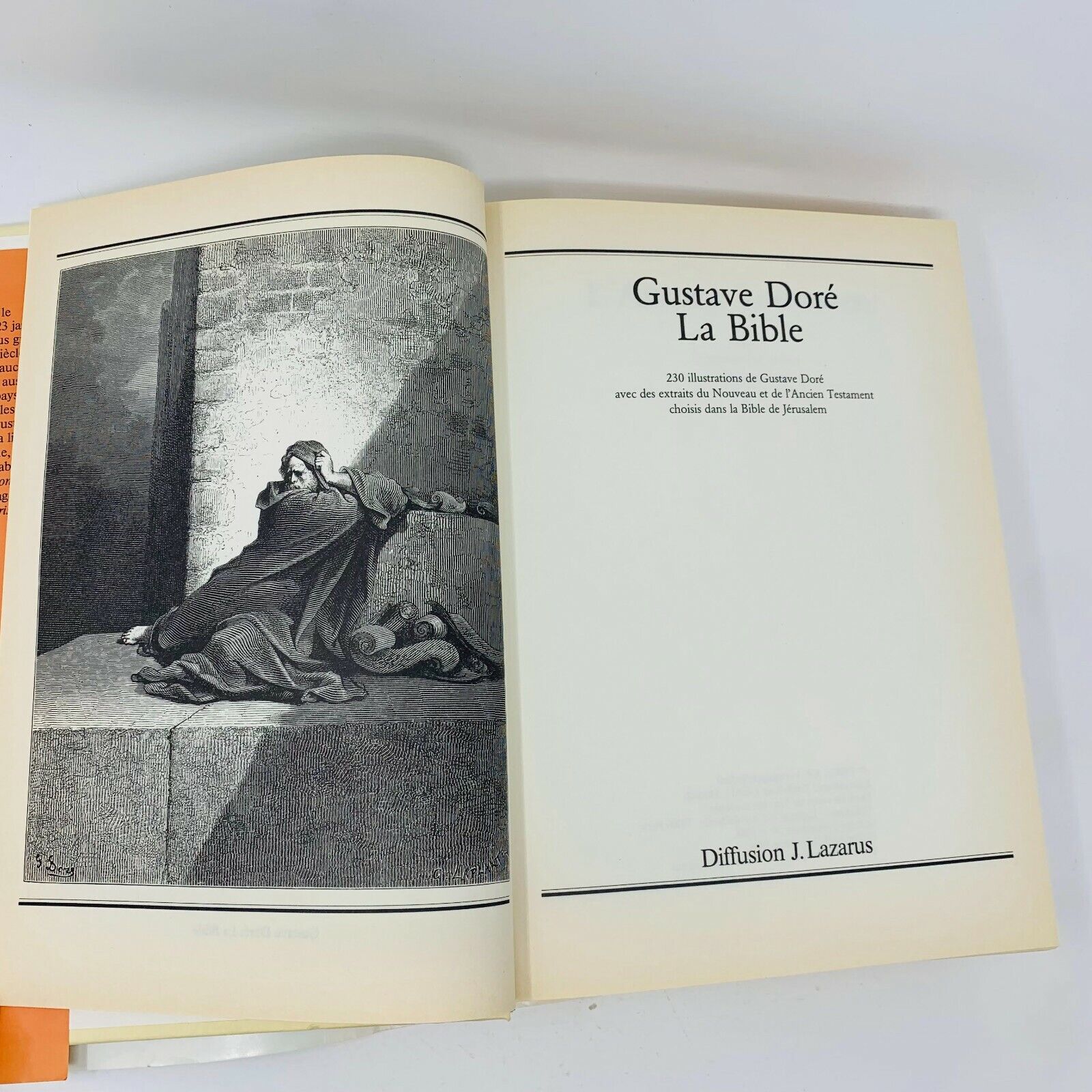 1988 Gustave Doré La Bible 230 Illustrations Extraits Ancien/Nouveau Testament
