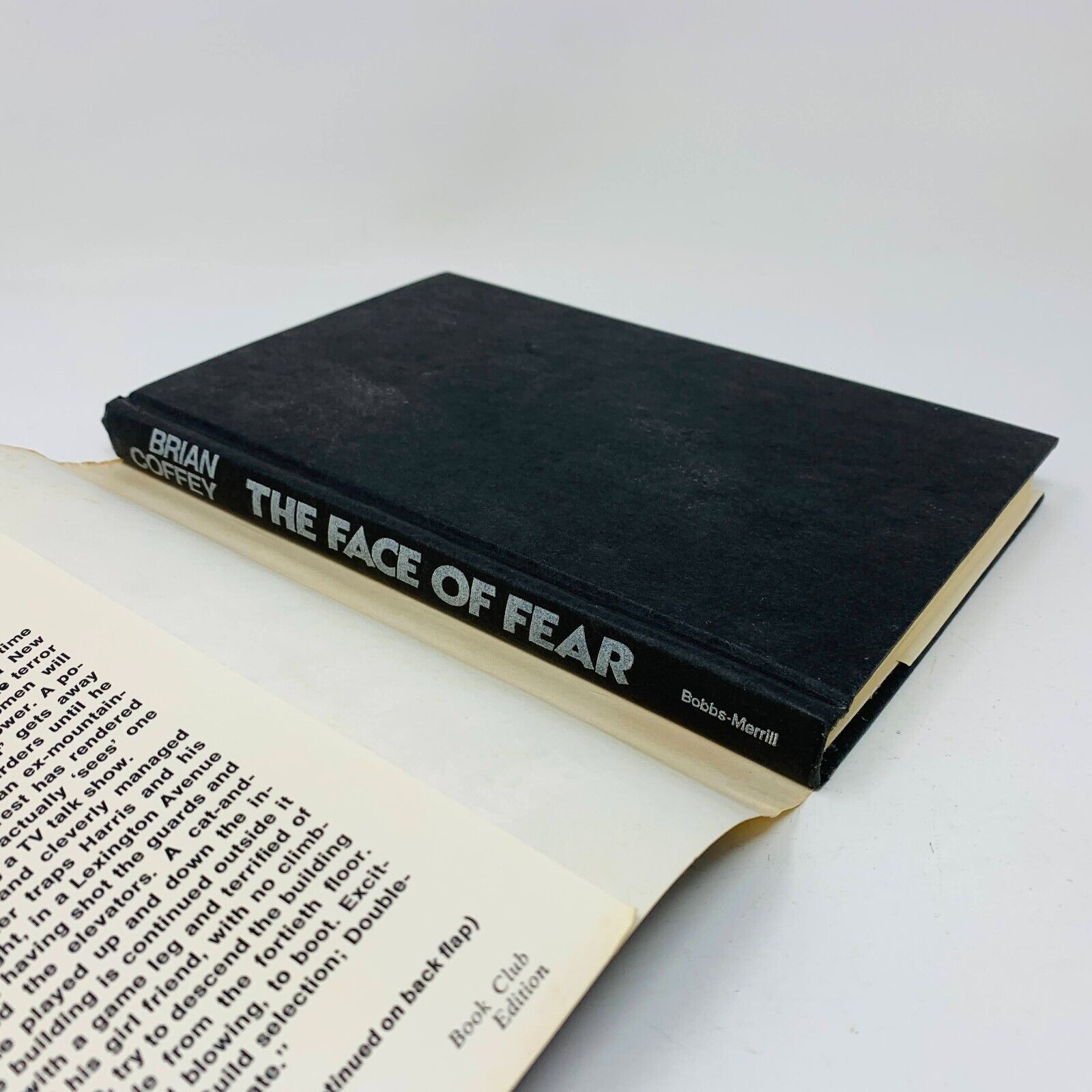 1977 The Face of Fear Hardcover DJ Book Club Edition Brian Coffey (Dean Koontz)