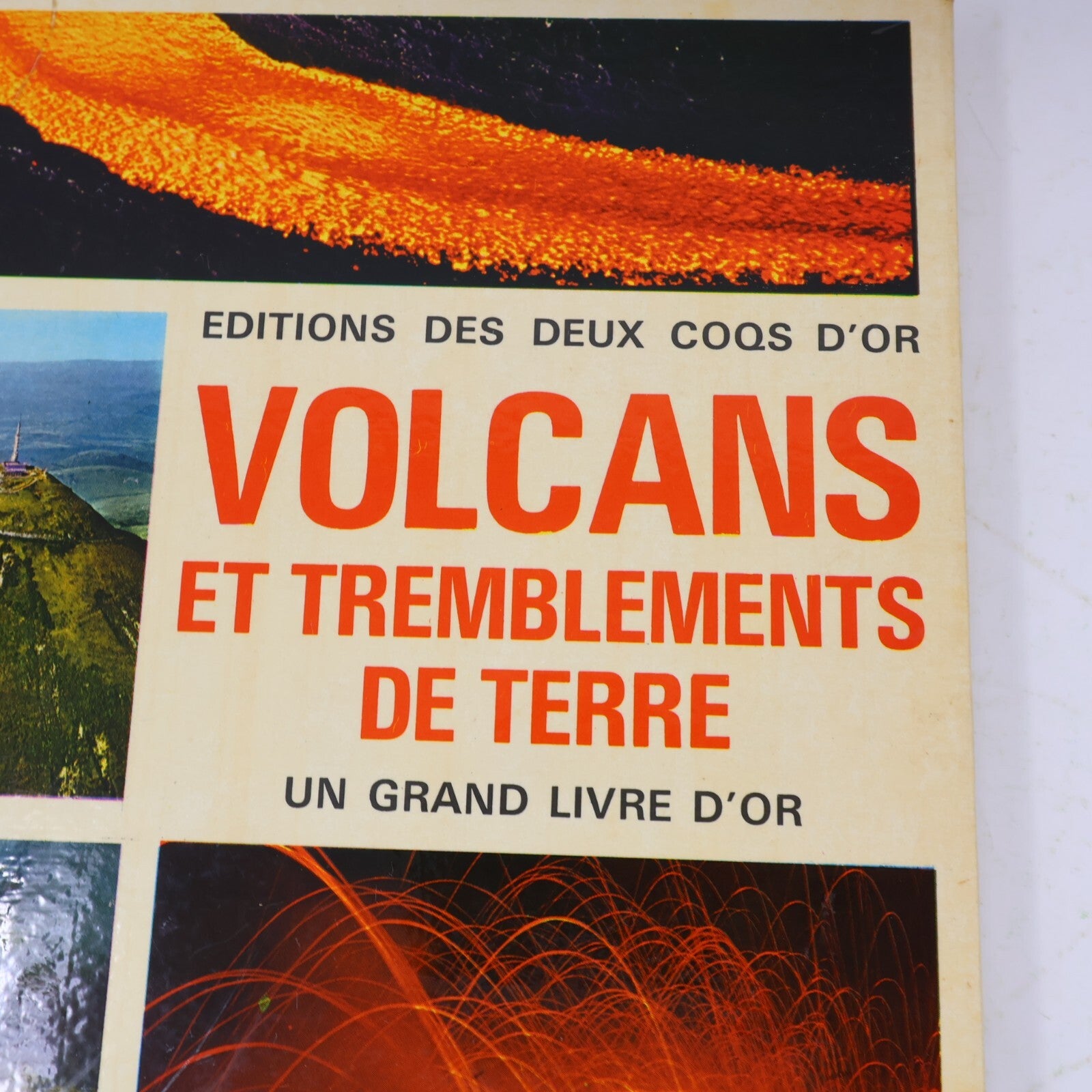 1971 Volcans et Tremblements de Terre Deux Coqs d'Or Géographie Géologie Livre